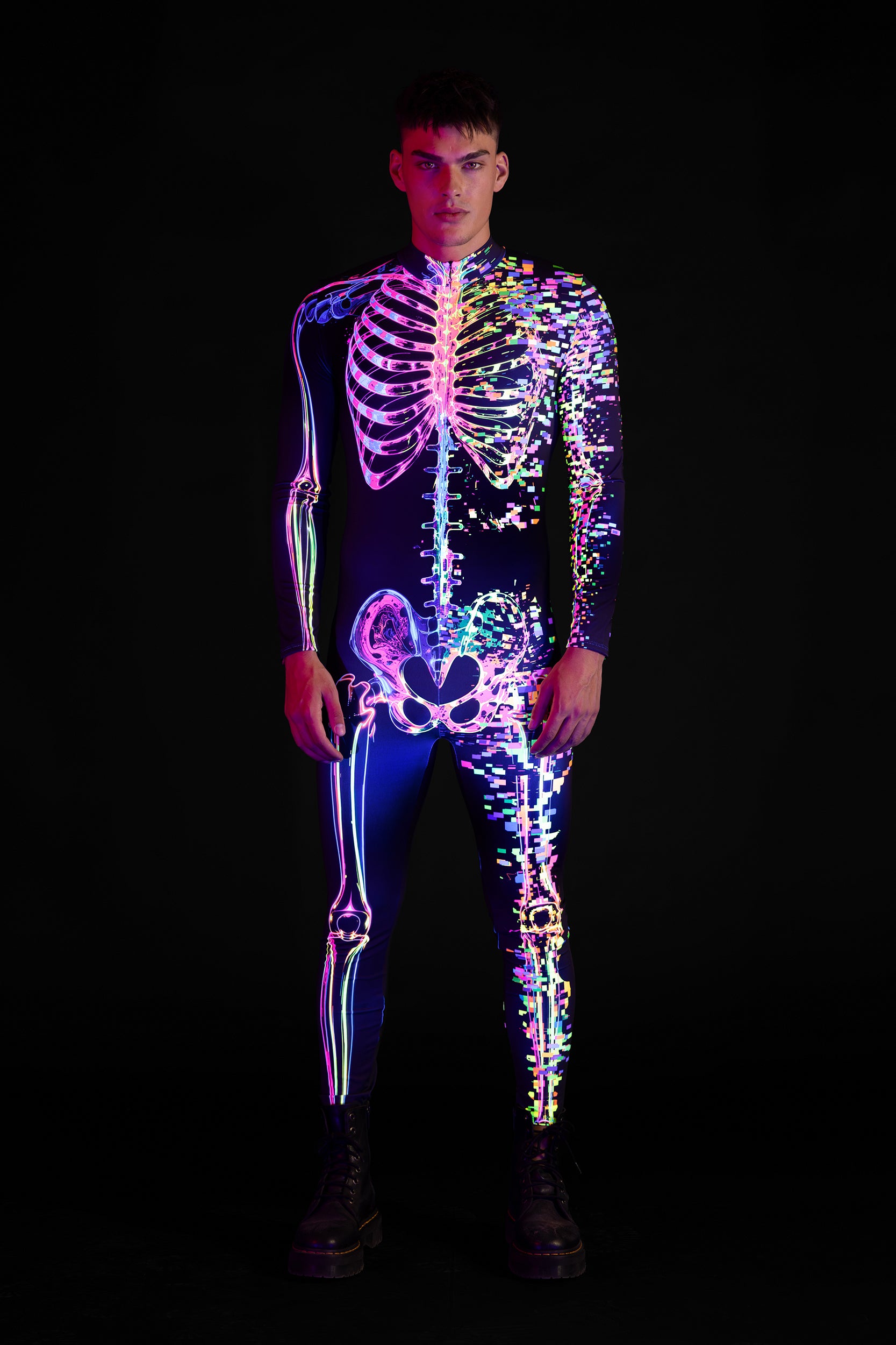 BADINKA Dead Pixel Male Costume Halloween