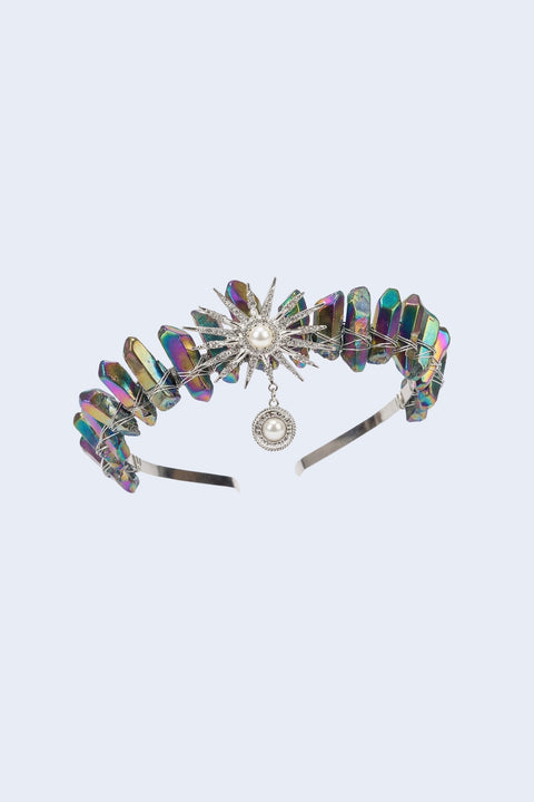 Regal Oil Slick Natural Stone Crown