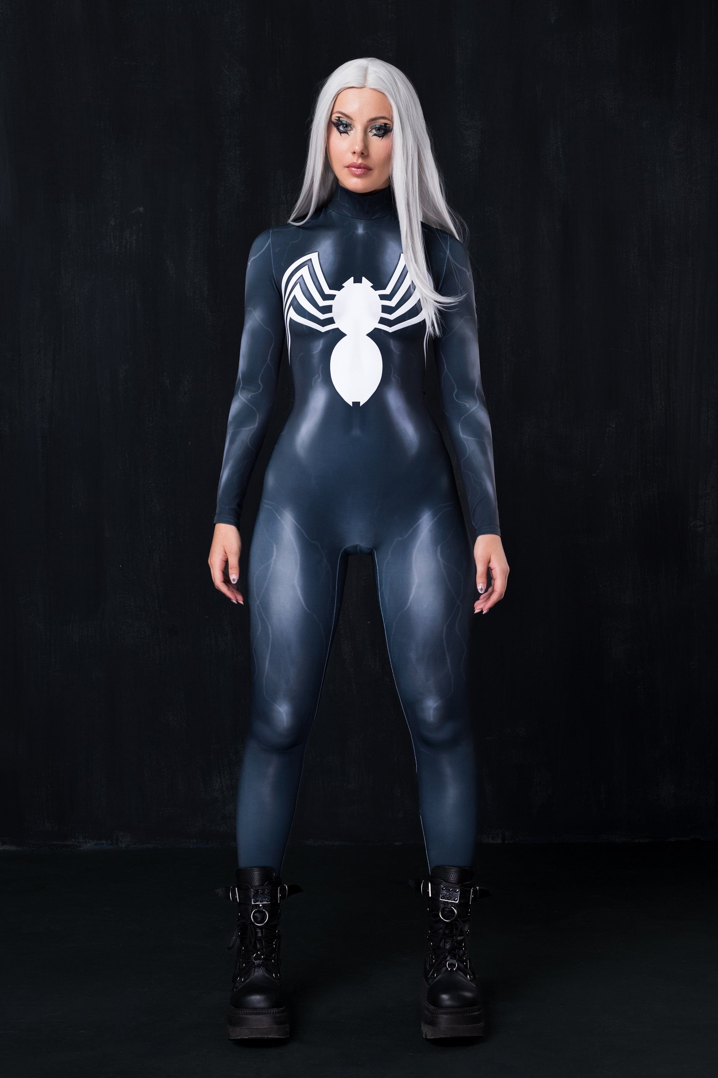 Black Venom Bodysuit - Sexy Women's Halloween Costumes – BADINKA