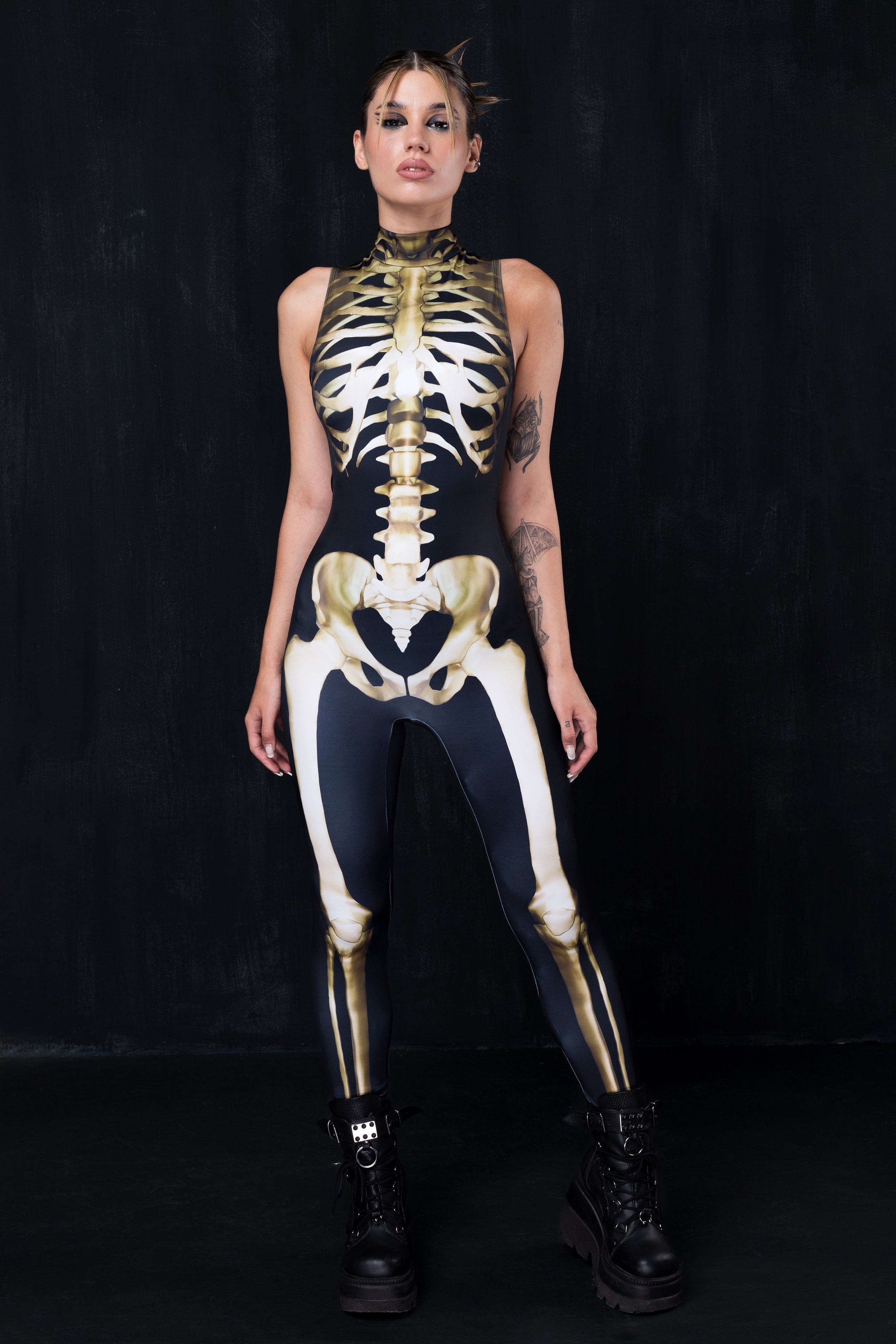 Graveyard Skeleton Sleeveless Costume