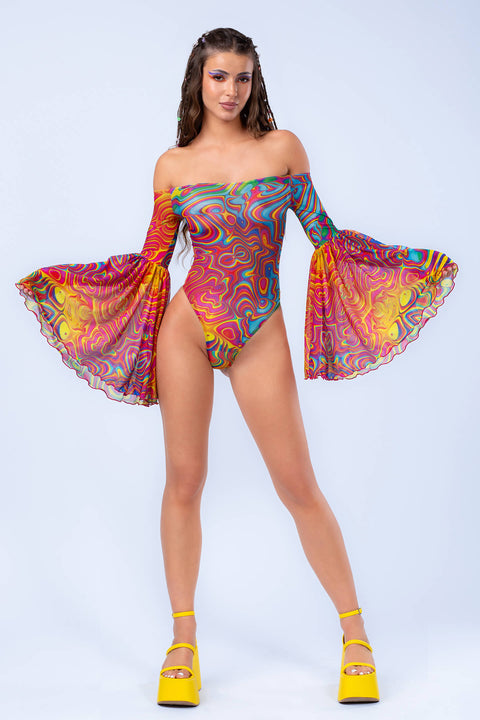 Lovestoned Off-Shoulder Bodysuit