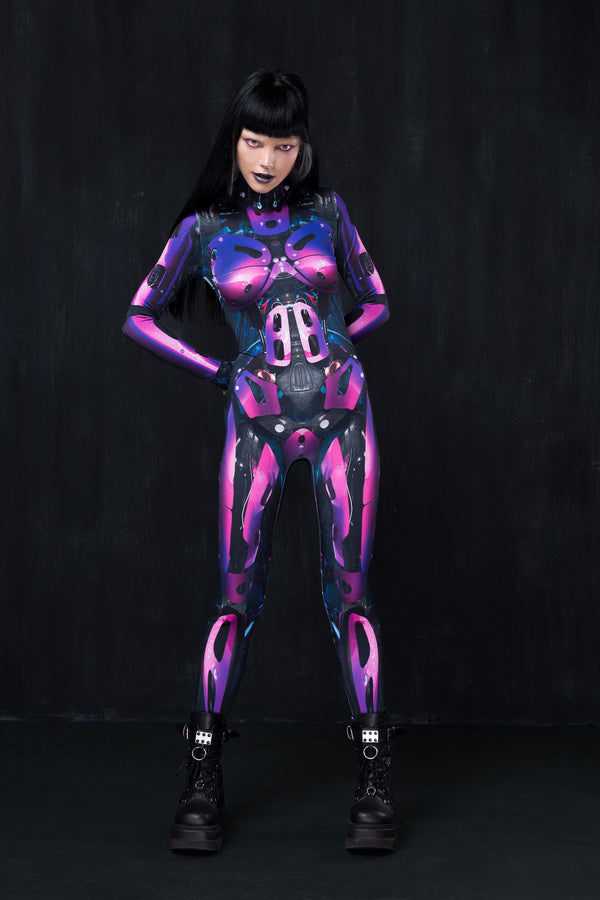 Cyberware Android Magenta Kostüm