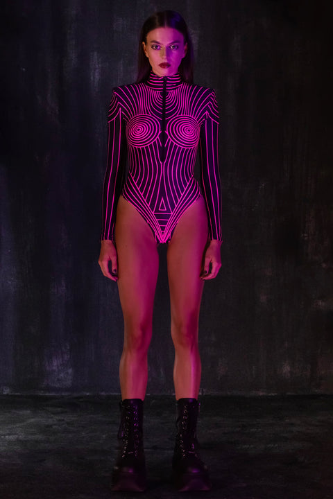 Maxima Pink Serious Bodysuit