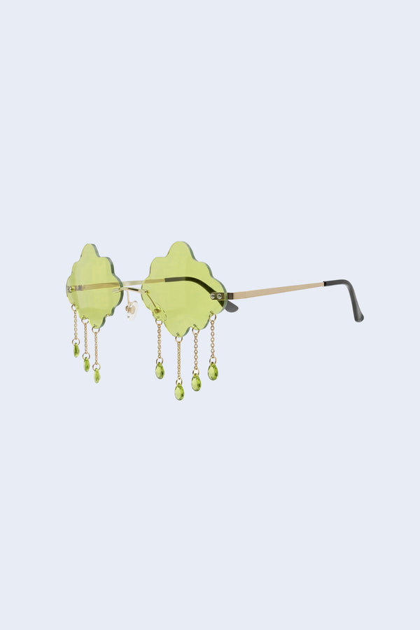 Cloudy Day Green Glasses