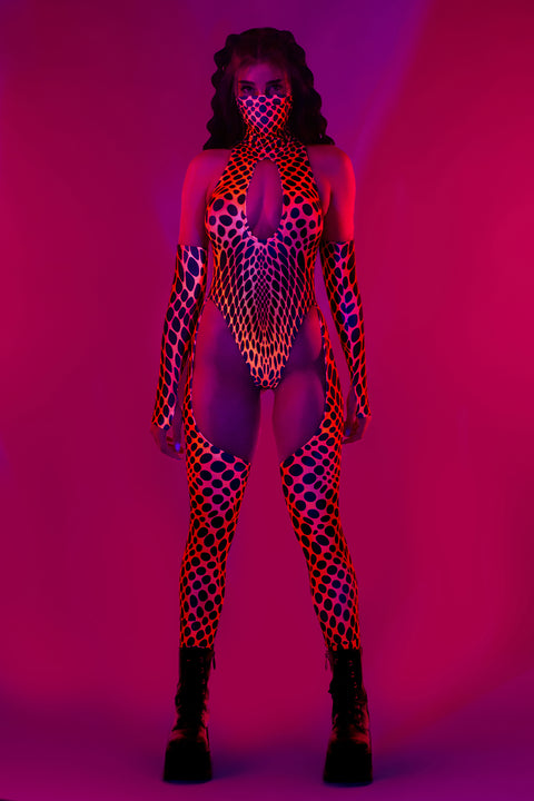 To The Point Cut-Out Catsuit