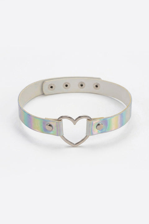 Heartbreaker Silver Holo Choker