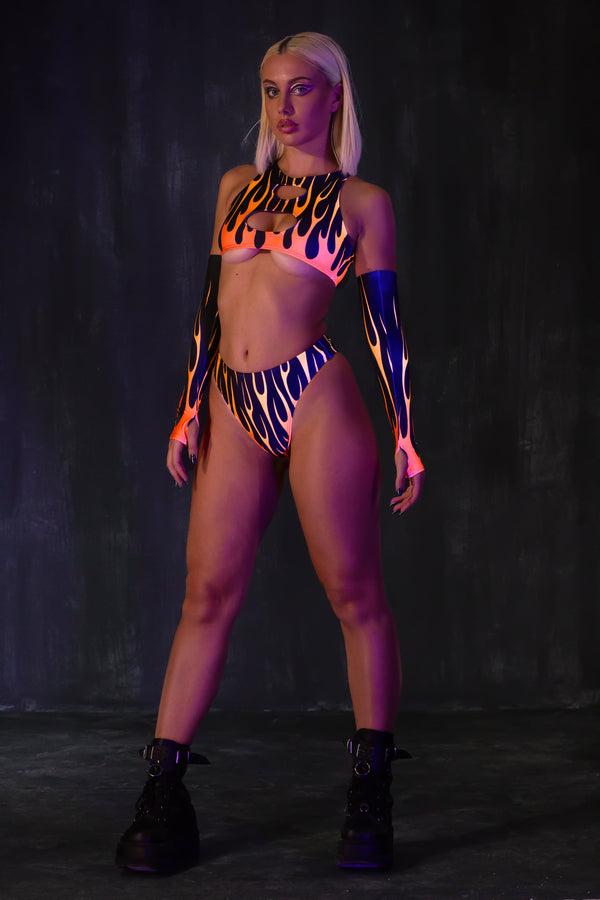 Firestarter Red Bikini Bottoms