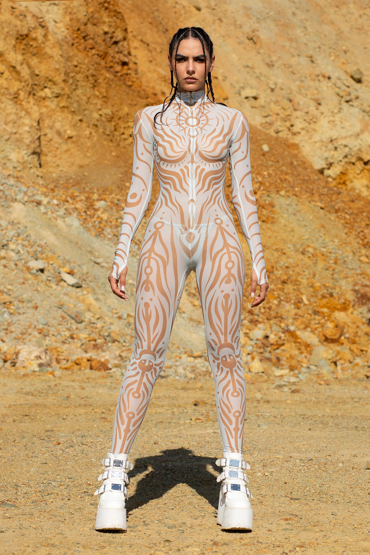 BADINKA Worship Dawn Mesh Costume 3