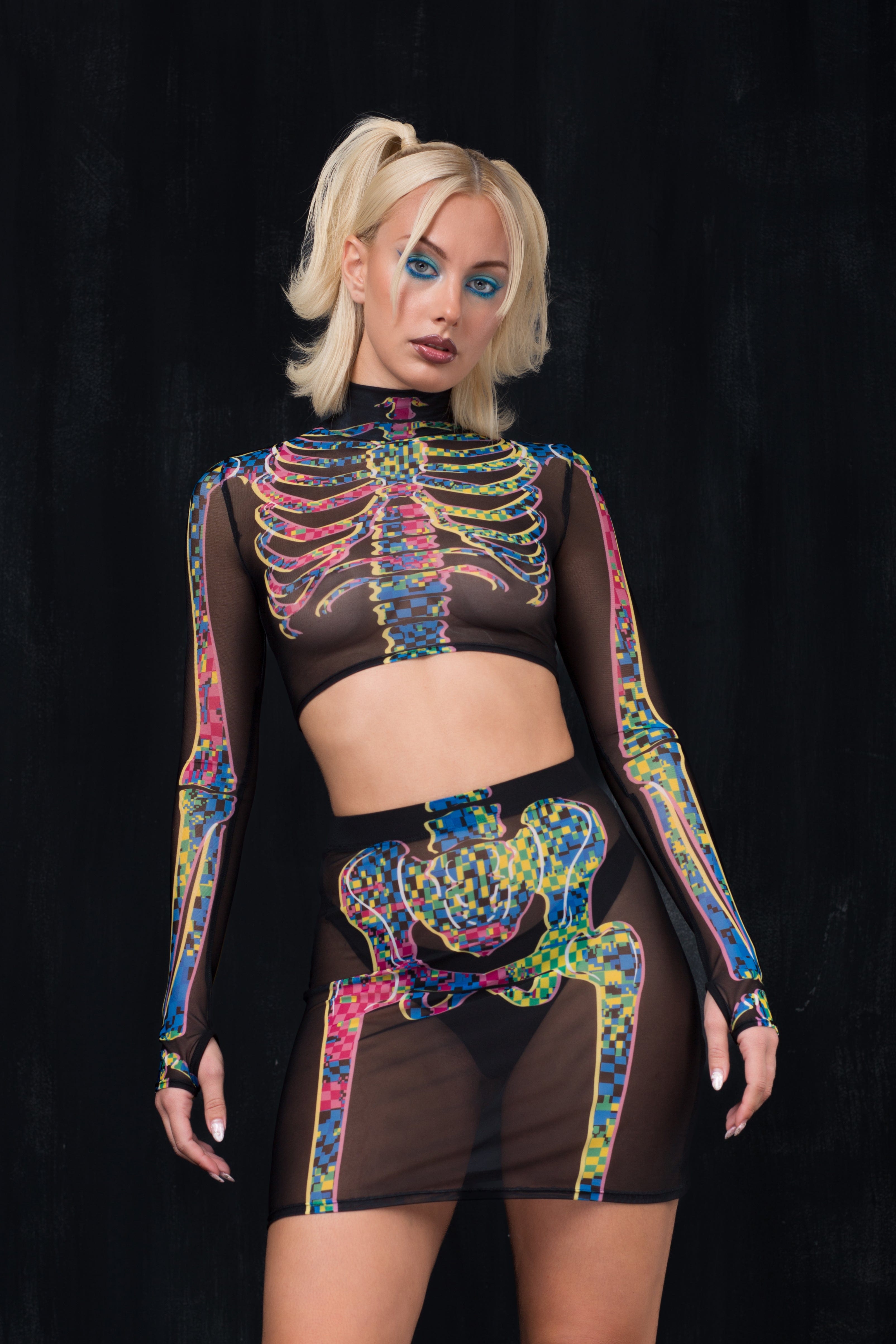 BADINKA holoGlitch Mesh Set Halloween