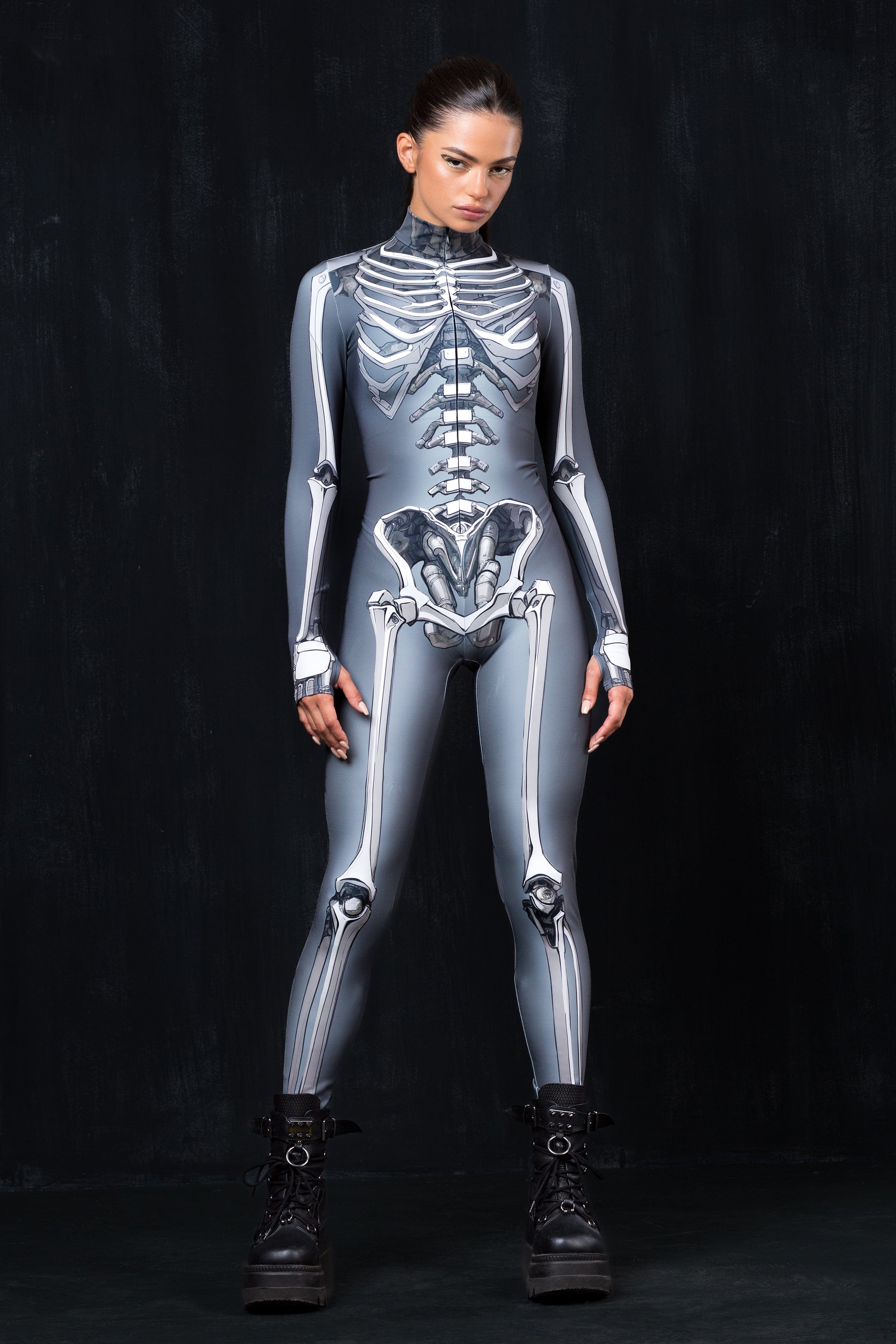 BADINKA Ms. Bones Costume 3