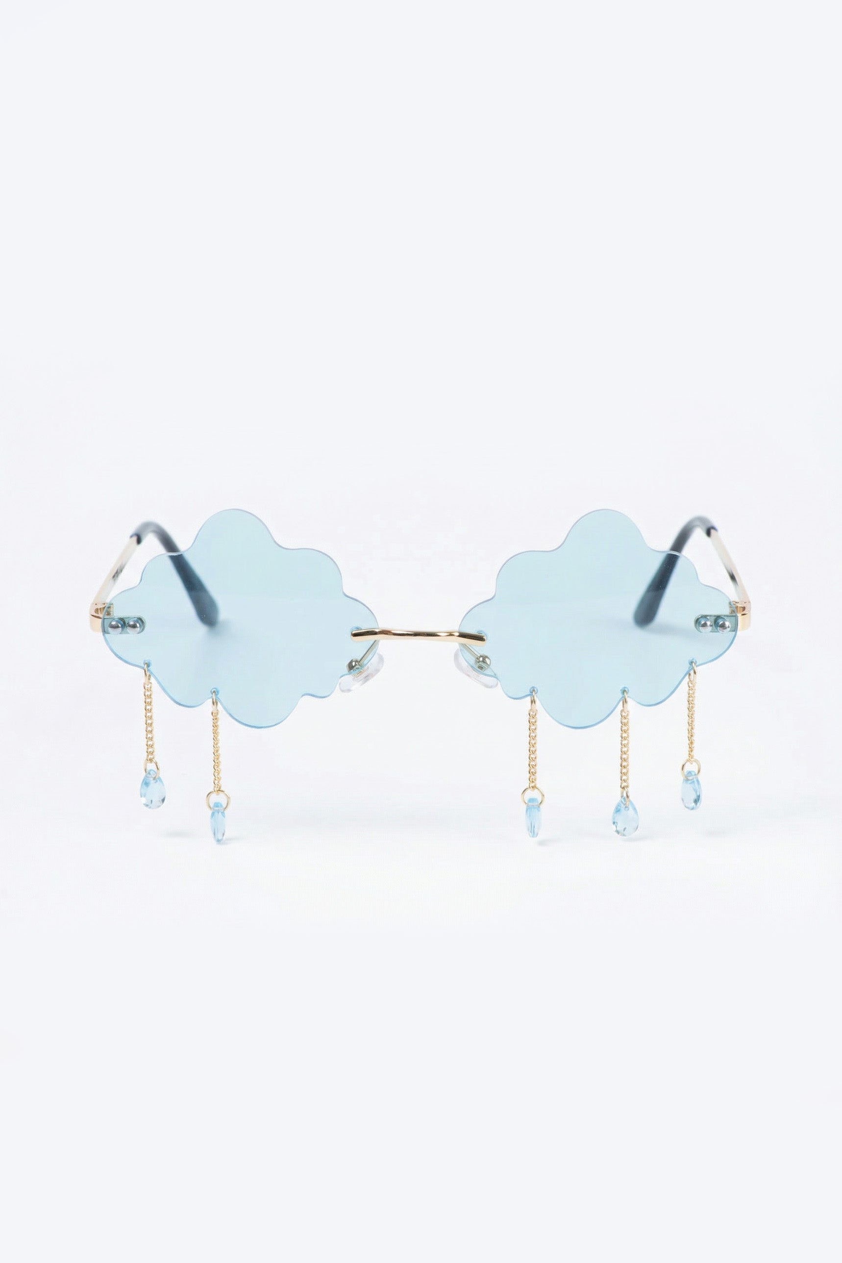 BADINKA Cloudy Day Blue Glasses Rave