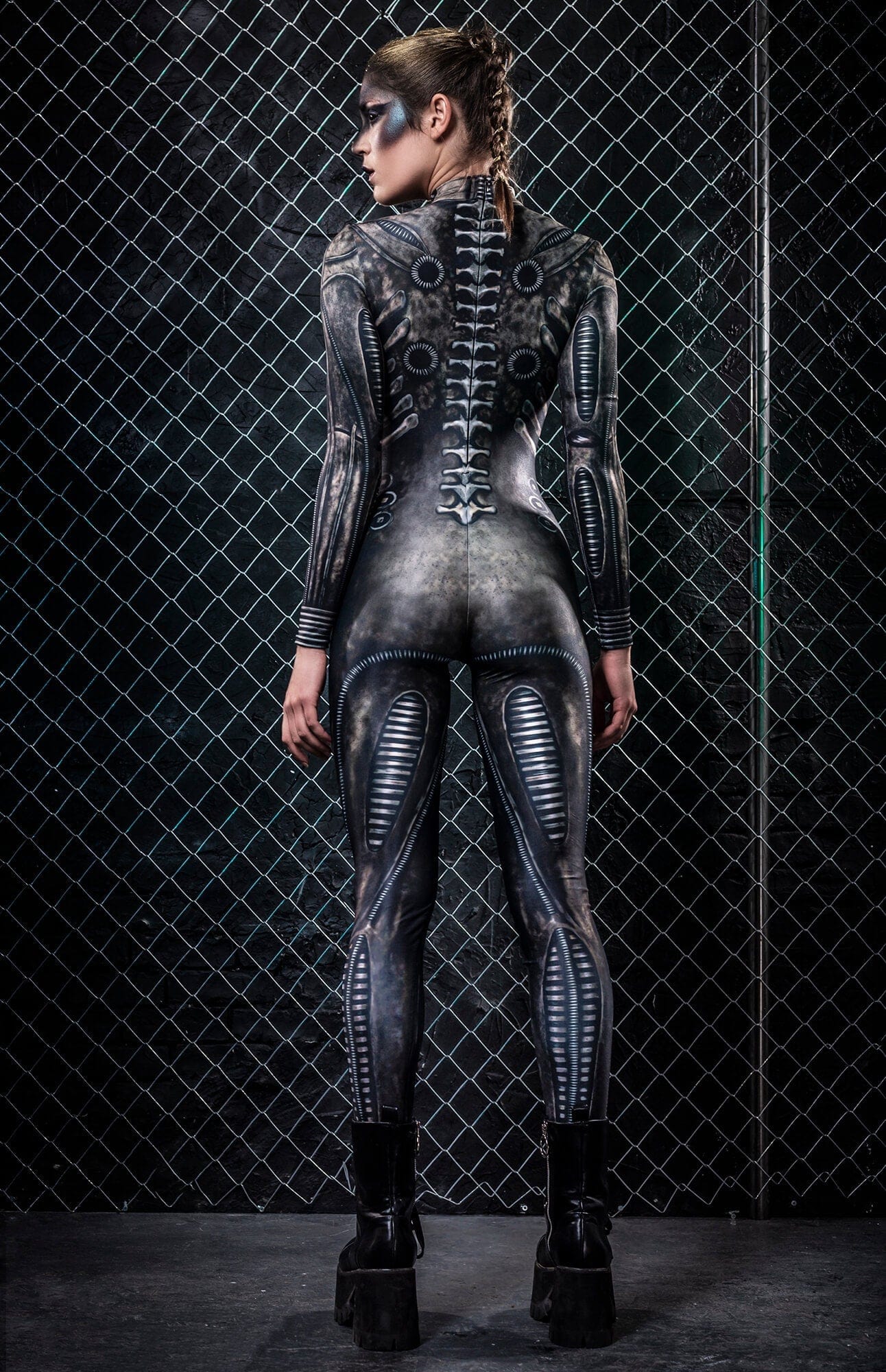 Xenomorph Costume Bodysuit >> BADINKA