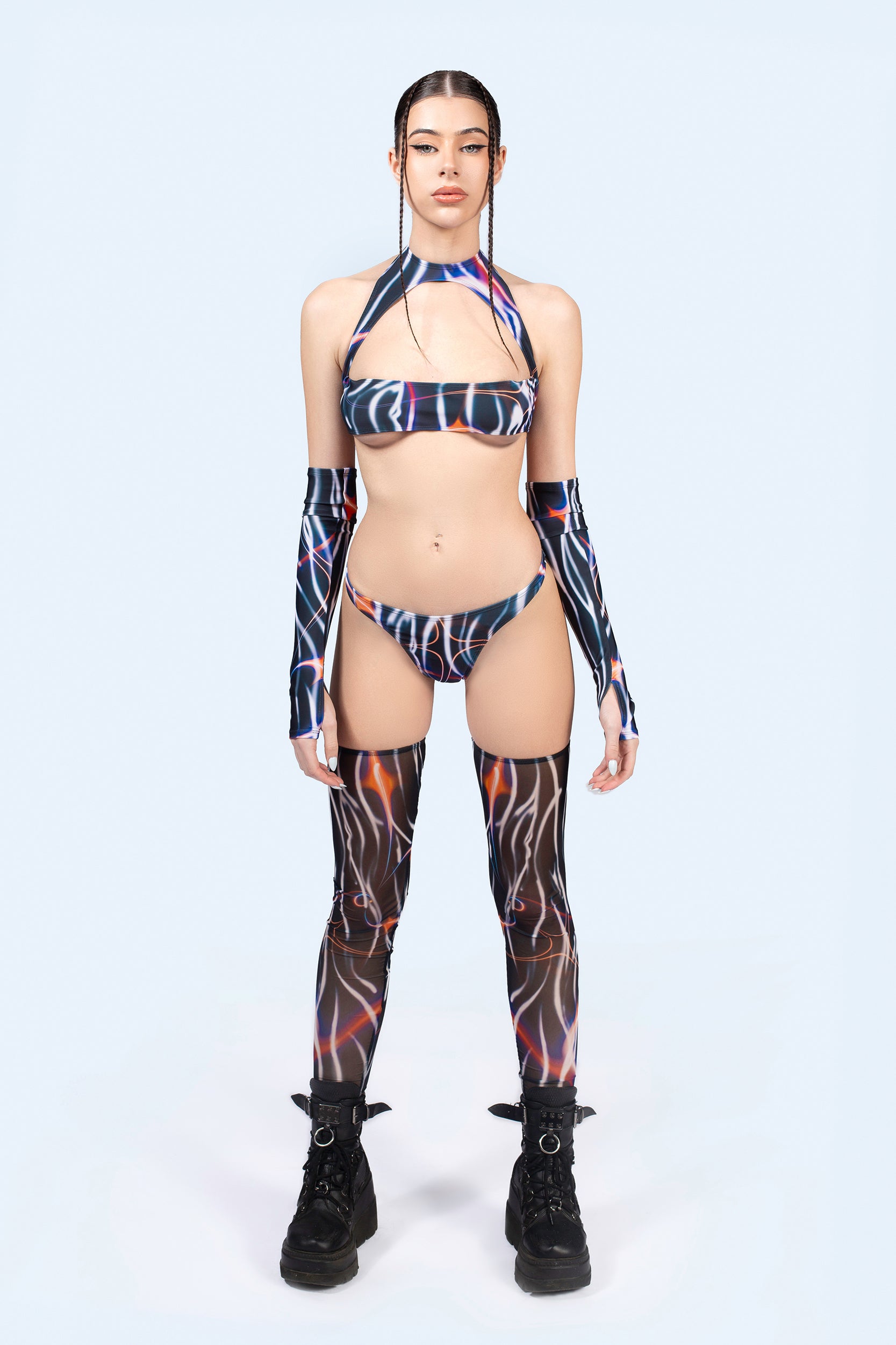 BADINKA Intercelestial Cutout Top Rave