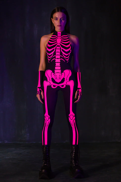 Raspberry Neon Catsuit