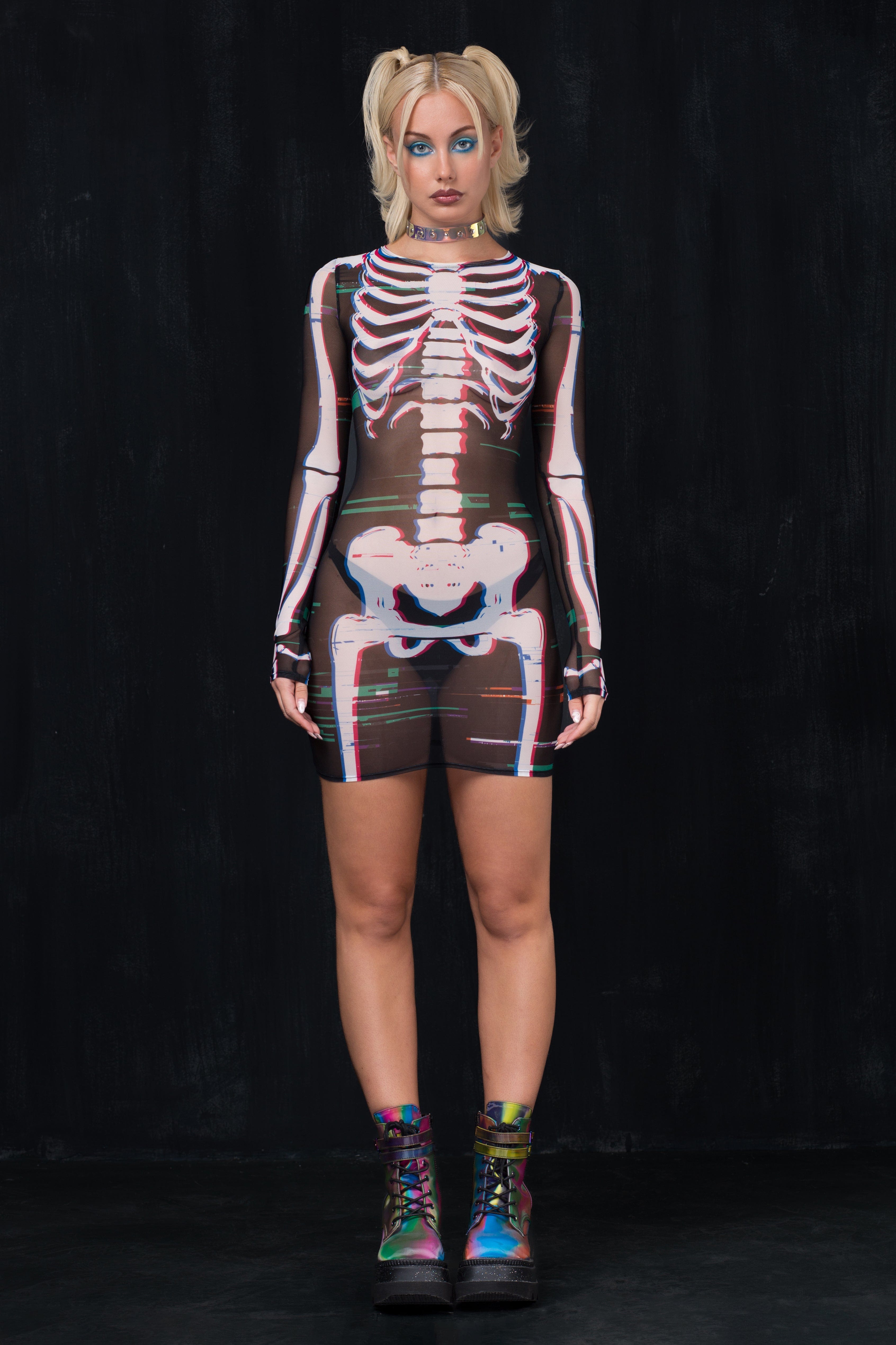 Code Cursed Mesh Dress - BADINKA