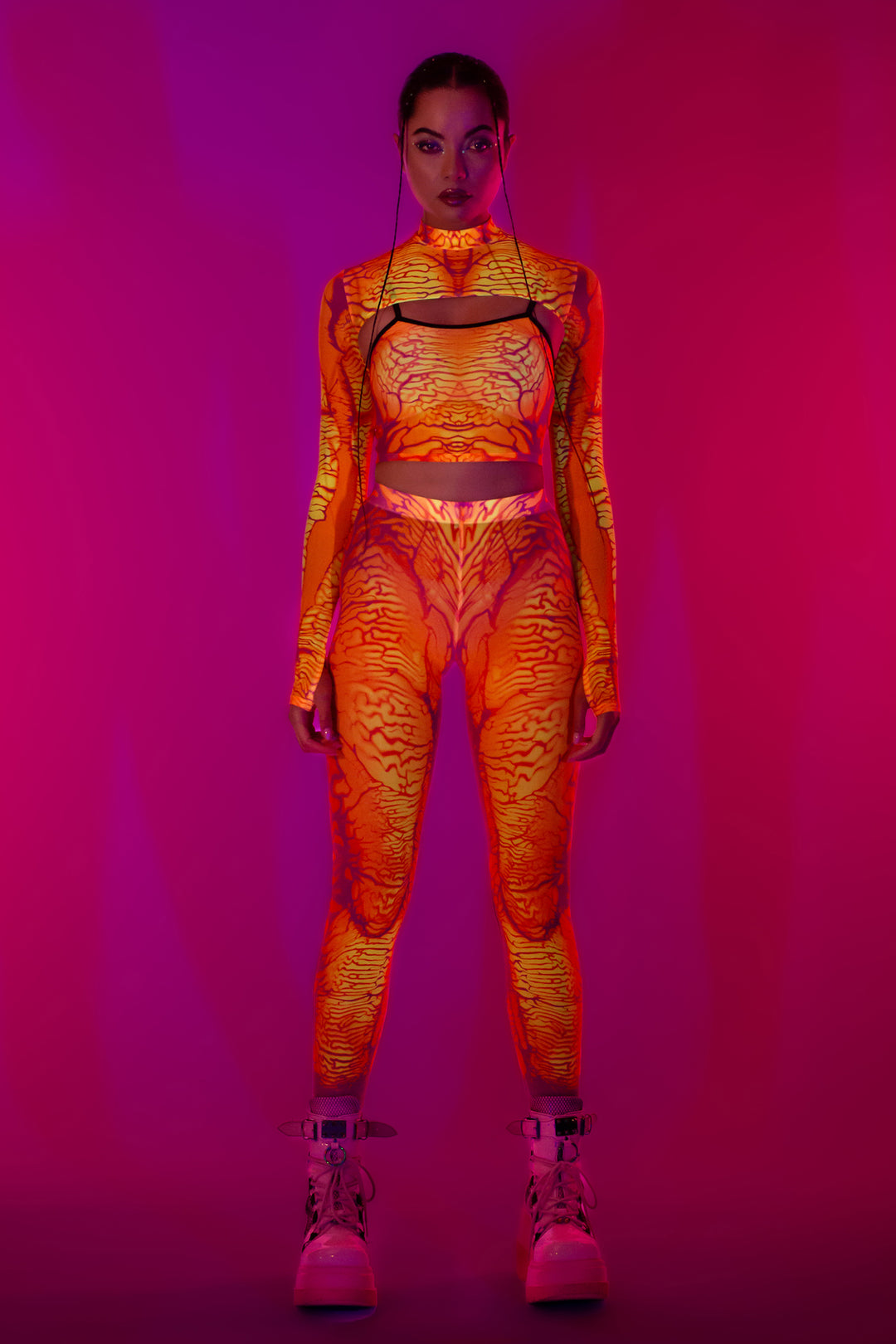 Equilibrium Mesh 2 Piece Shrug