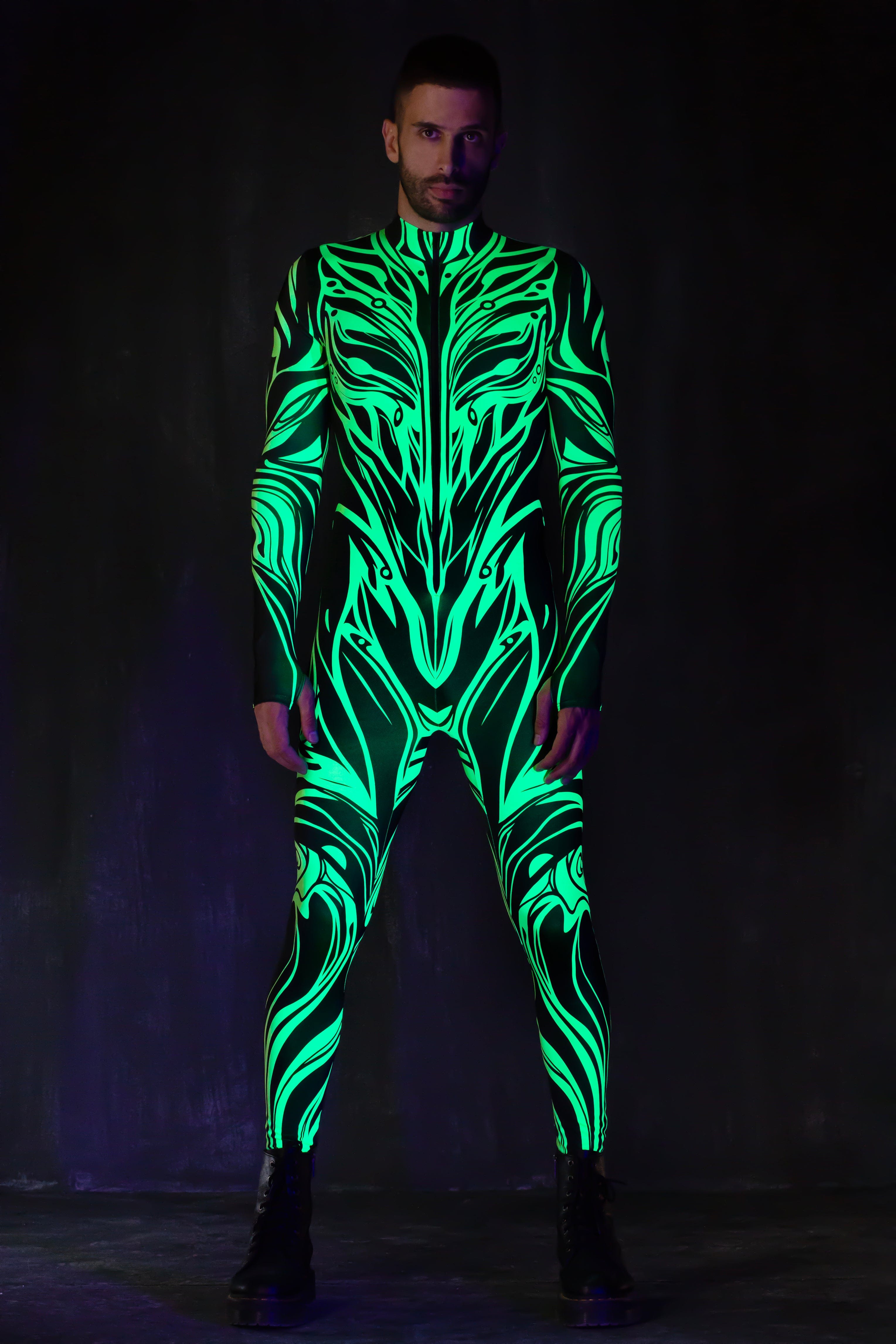 Obscura Green Male Costume - BADINKA