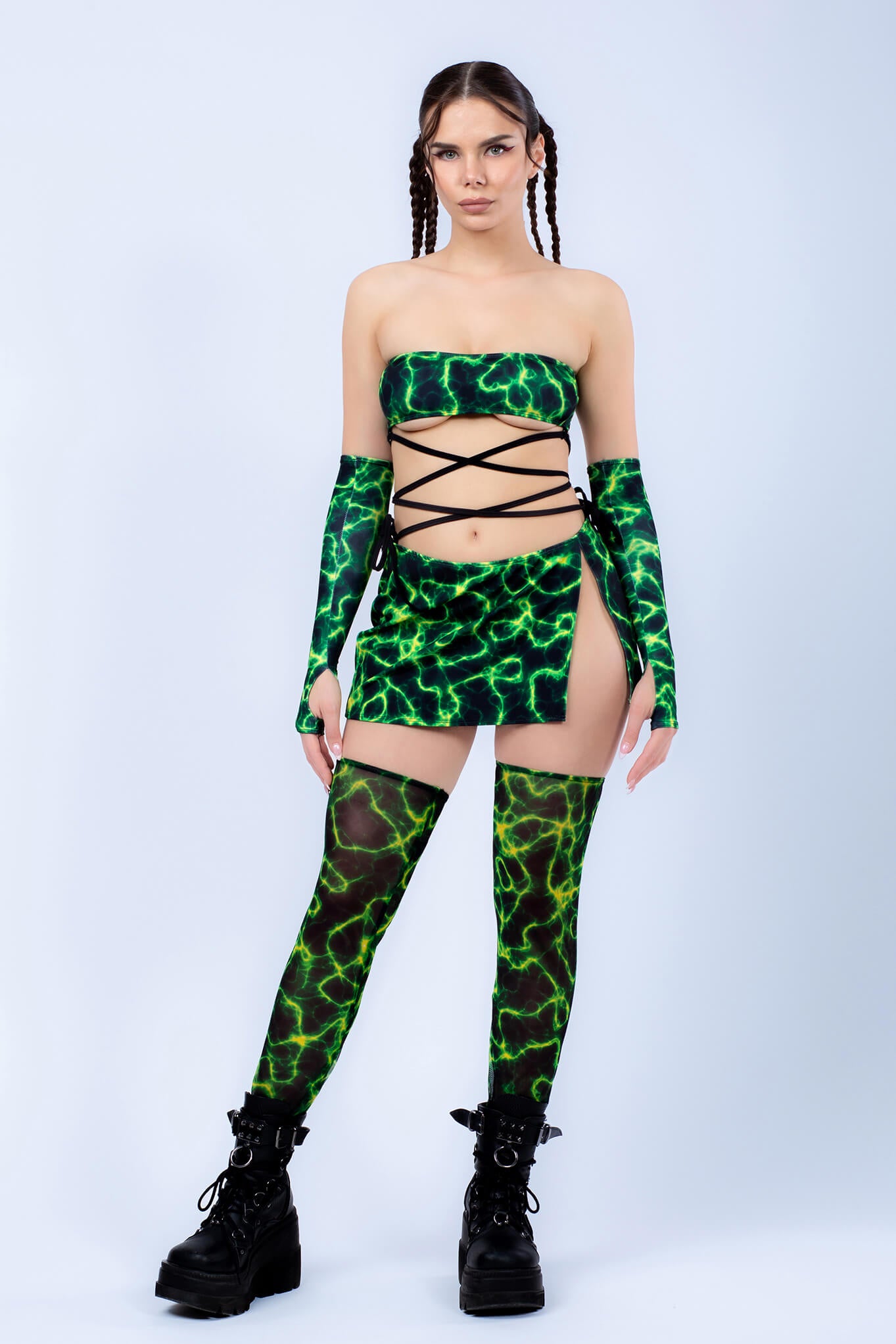 Toxic Reaction 2-Piece Dress - BADINKA