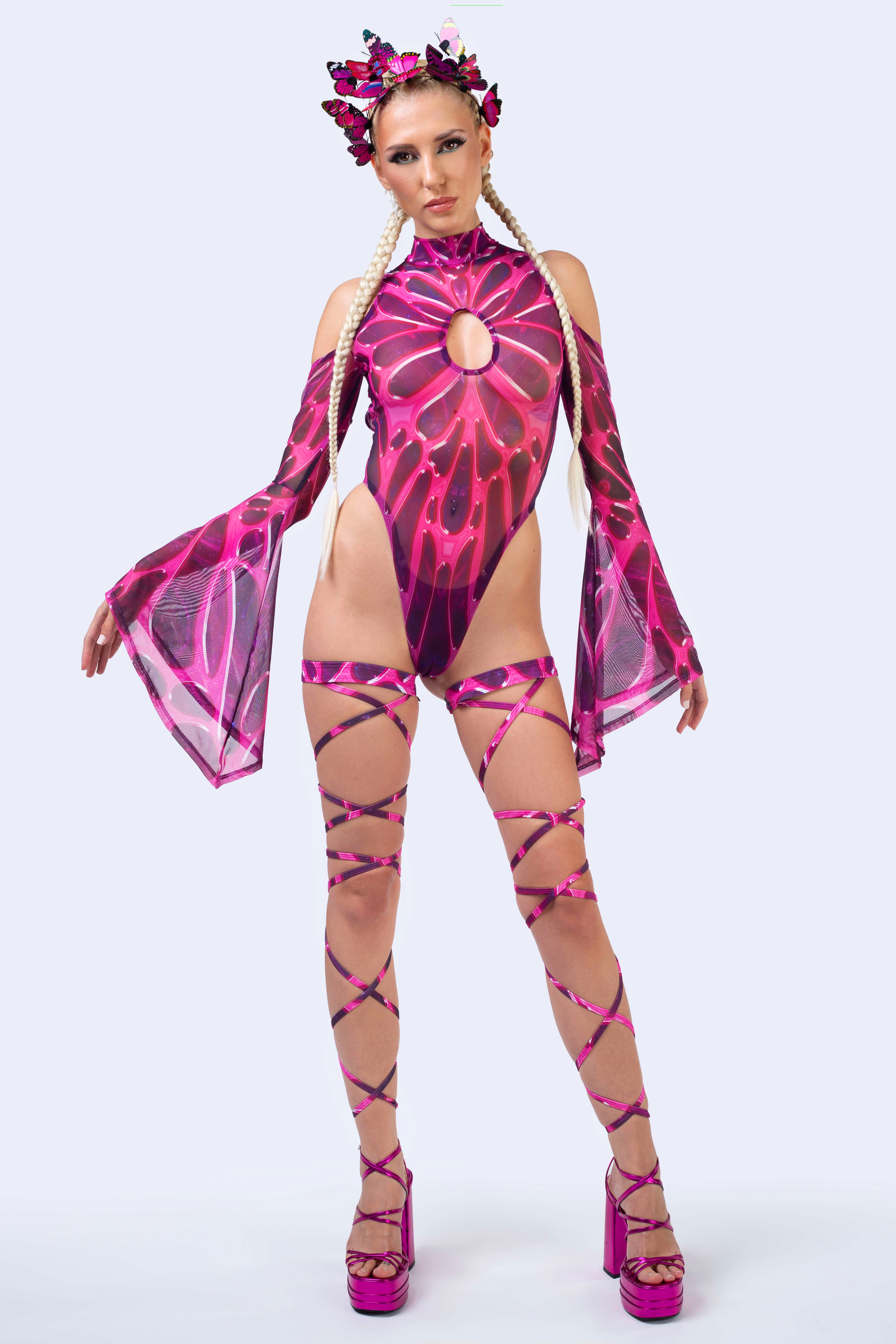 BADINKA Bioflux Flared Sleeve Bodysuit Rave