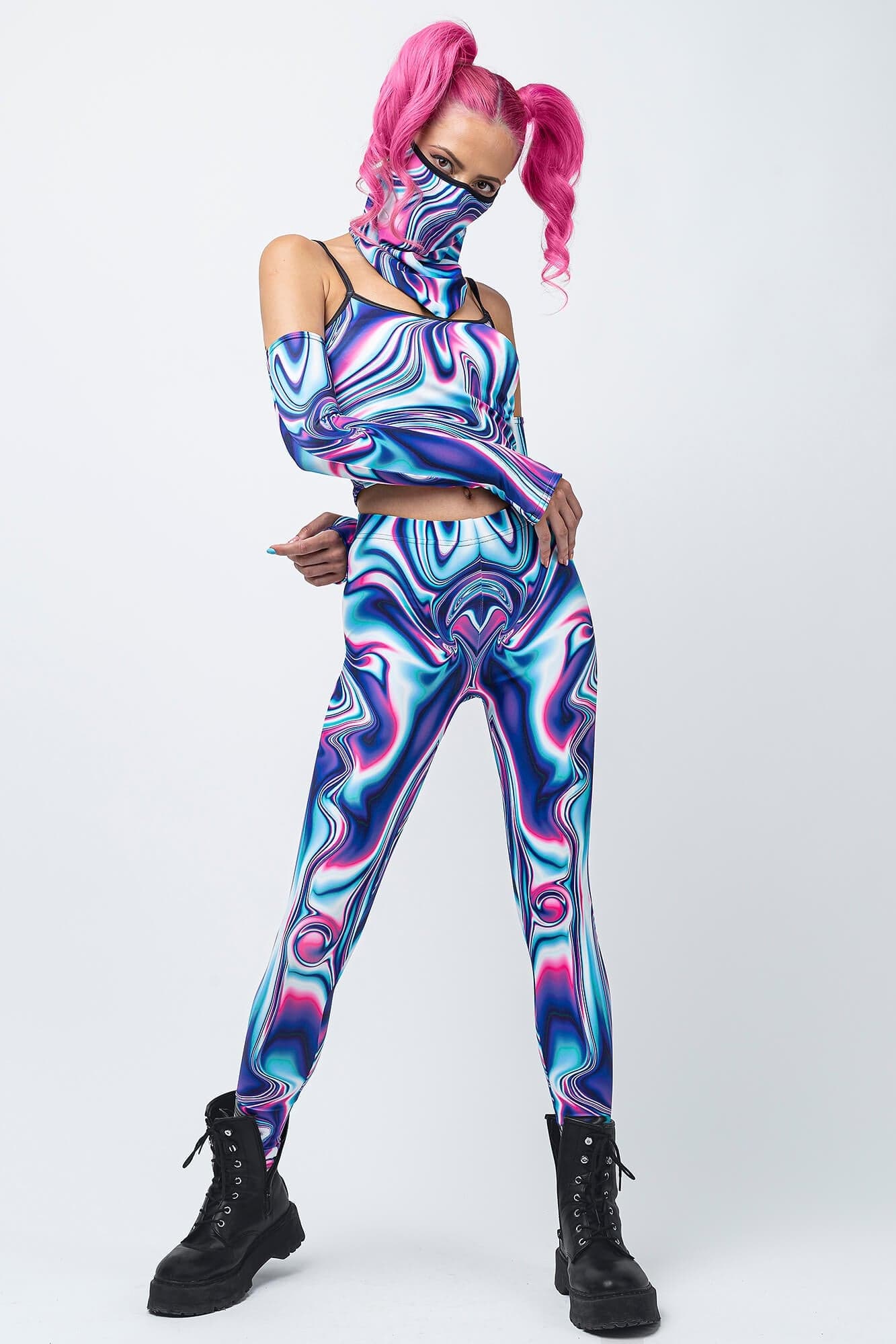 Frenzy Liquid Leggings - BADINKA