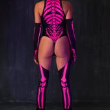 Exomorphis Pink Cut-Out Catsuit