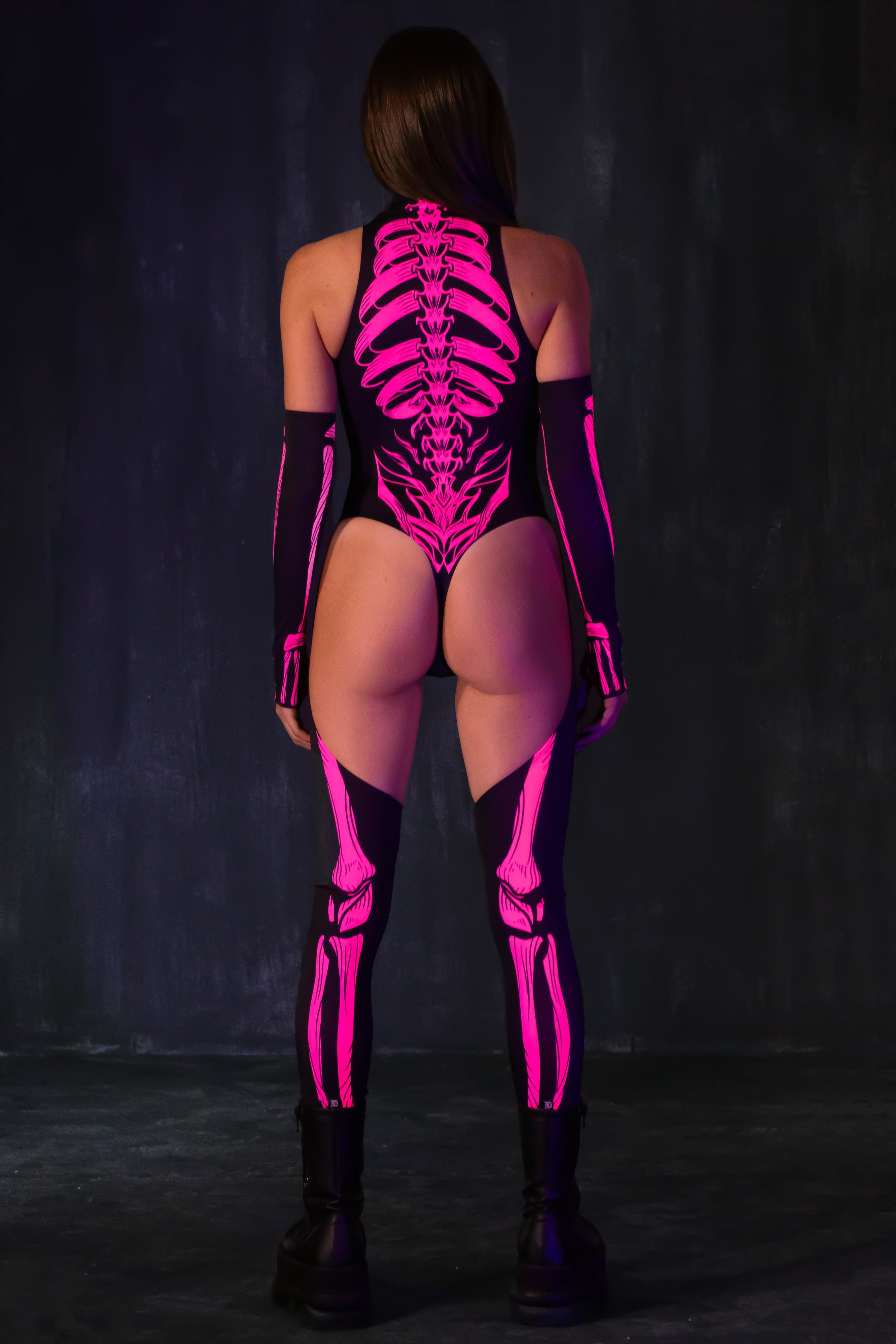 Exomorphis Pink Cut-Out Catsuit