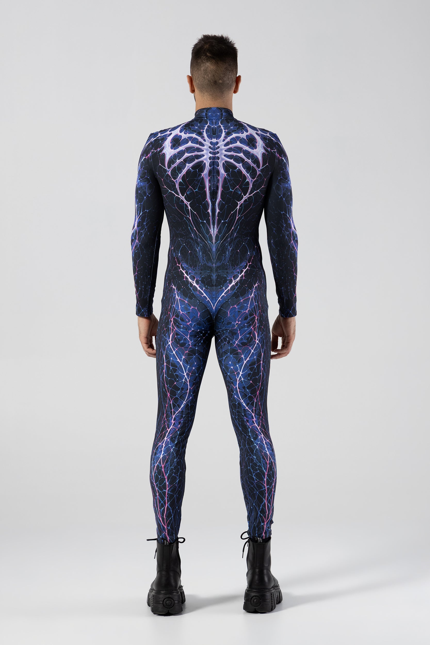 BADINKA Dark Host Male Costume Spandex
