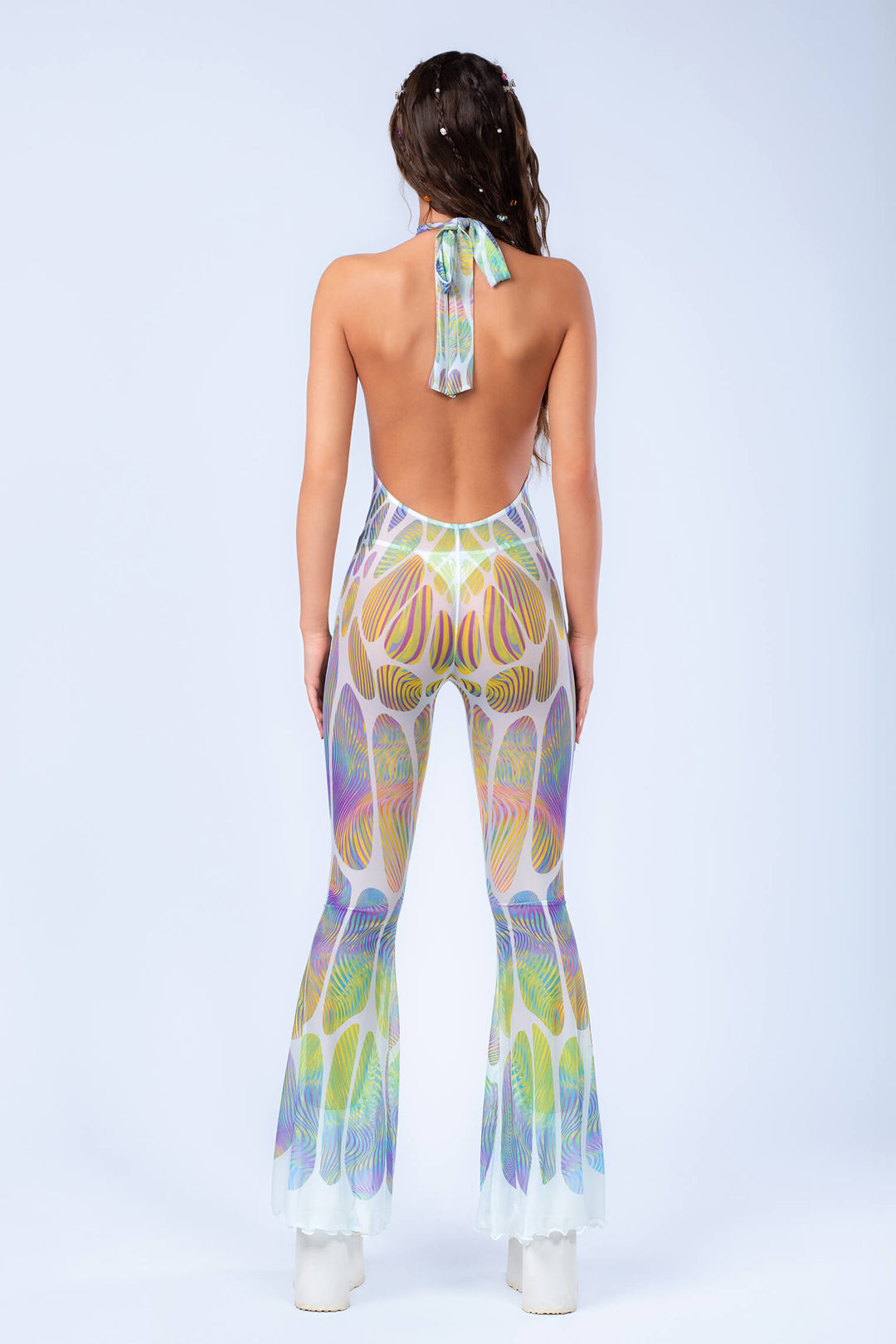 Strange Phenomena Mesh Halter Romper