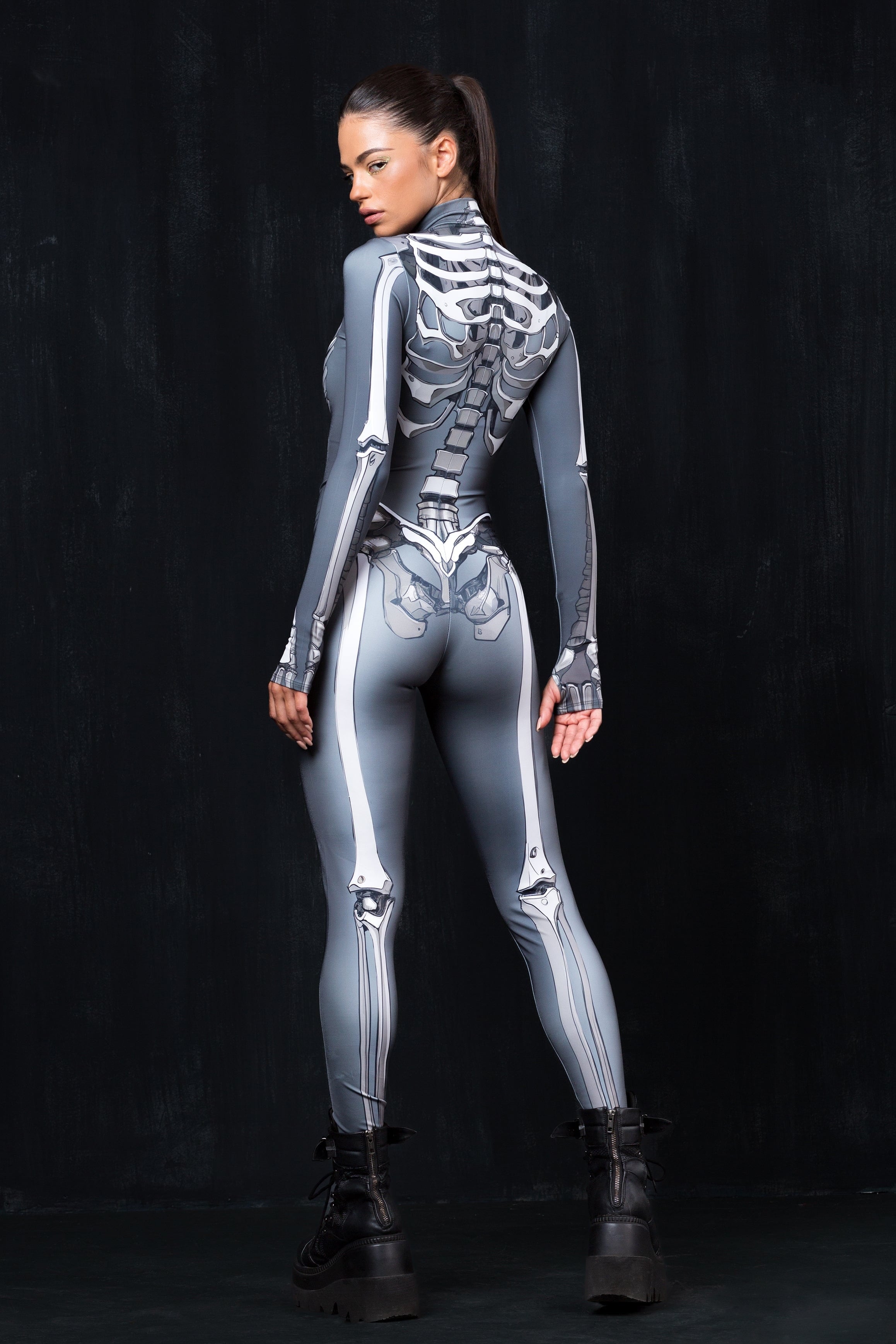 BADINKA Ms. Bones Costume 4