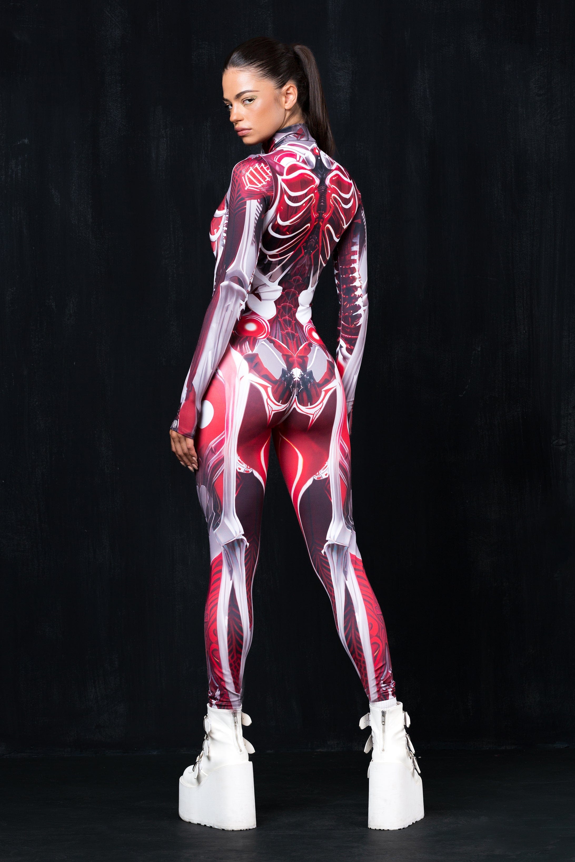 Crimson Skeleton Costume