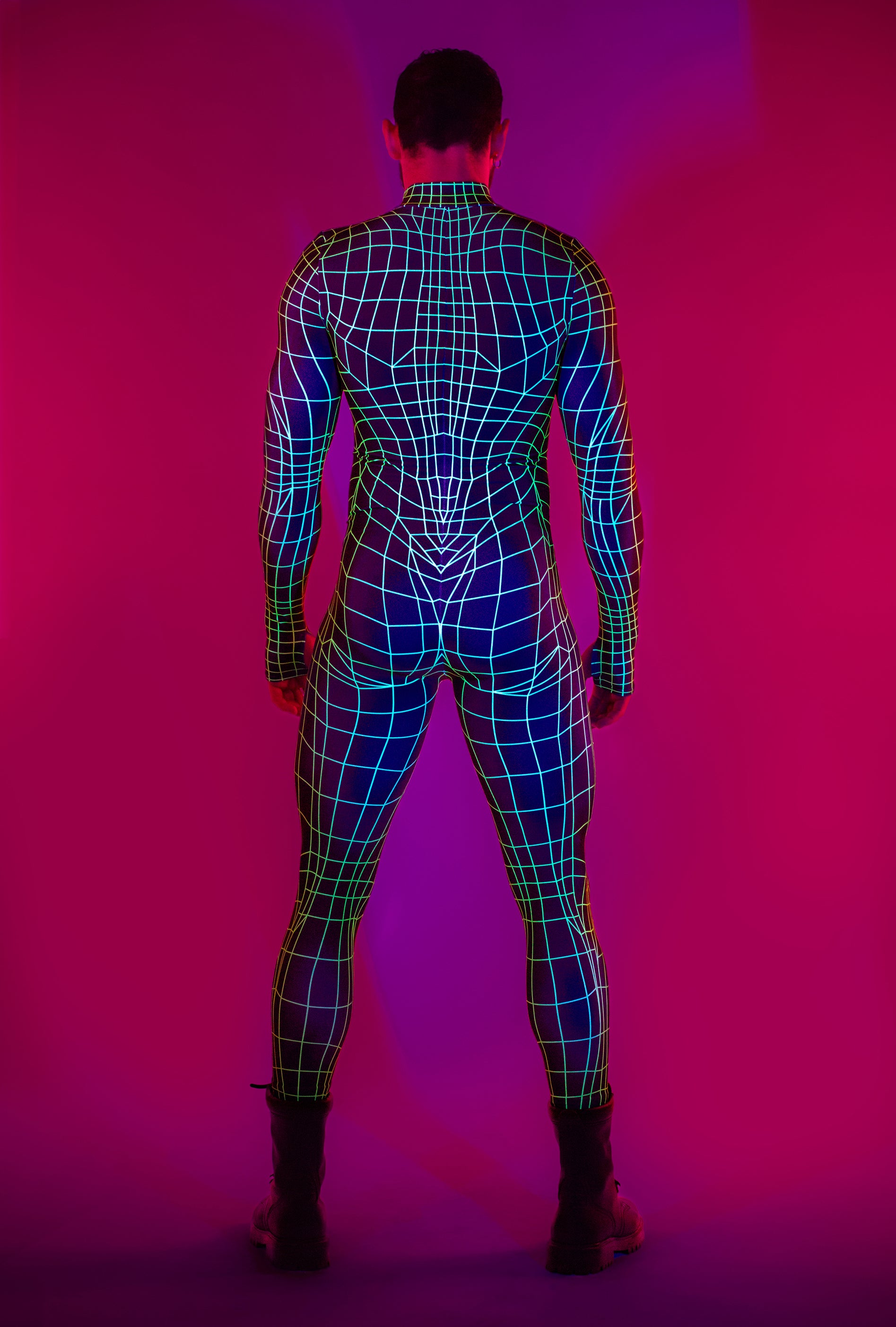 BADINKA Equilibrium Male Costume Neon