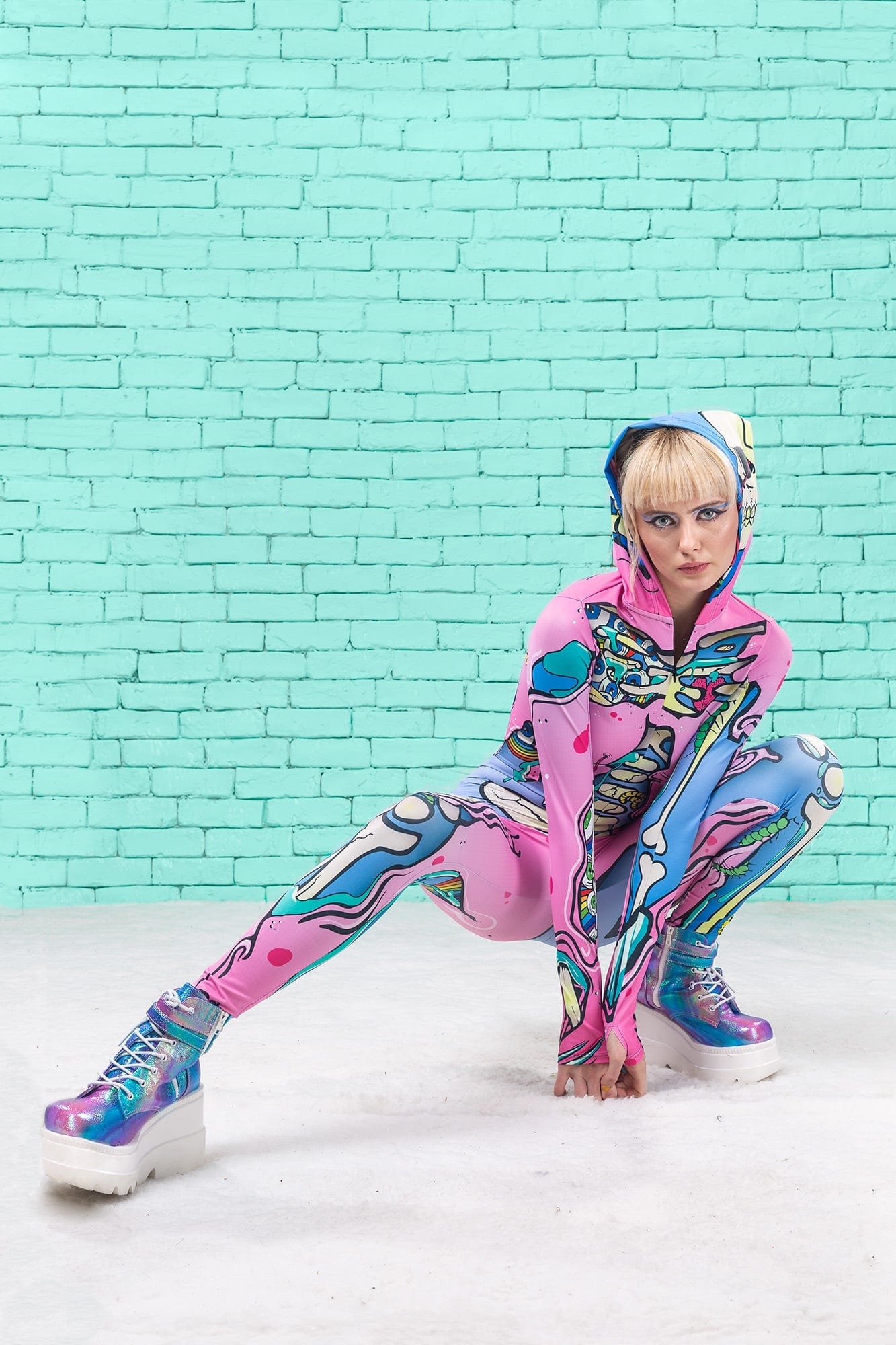 Kawaii Pop Art Fit Onesie Fit Onesie >> BADINKA