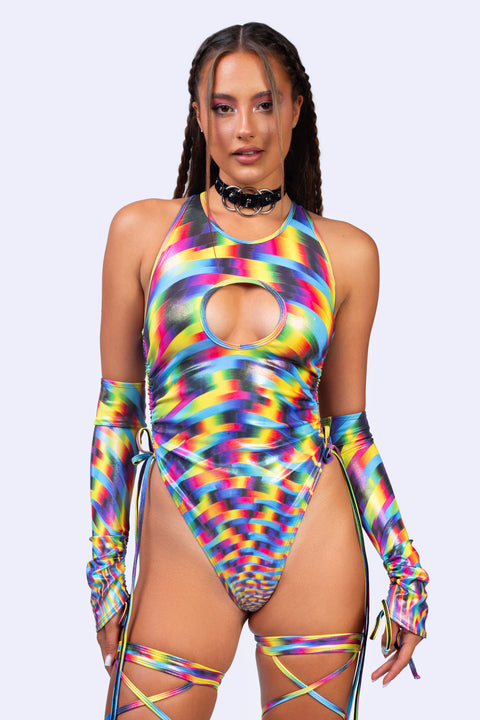 Manual Override Drawstring Bodysuit