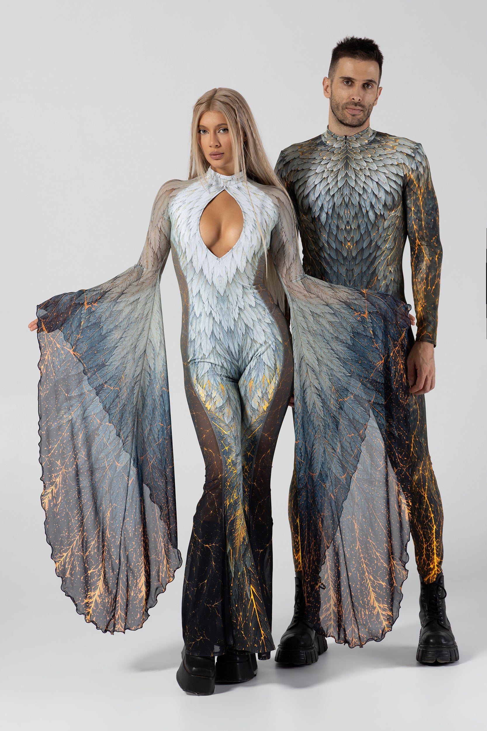 BADINKA Men Ash Born Male Costume