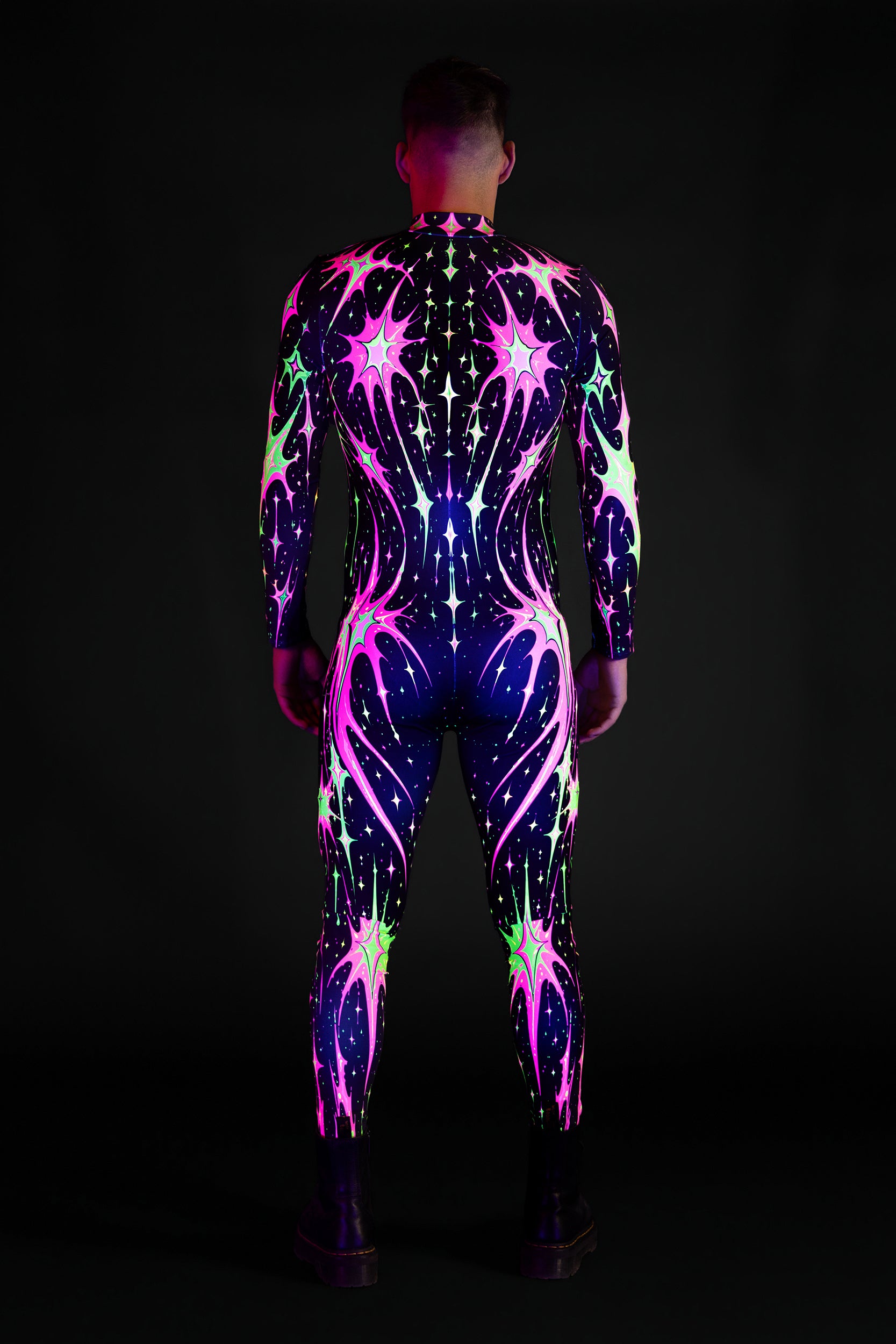 BADINKA Bad Trip Male Costume Neon, spandex