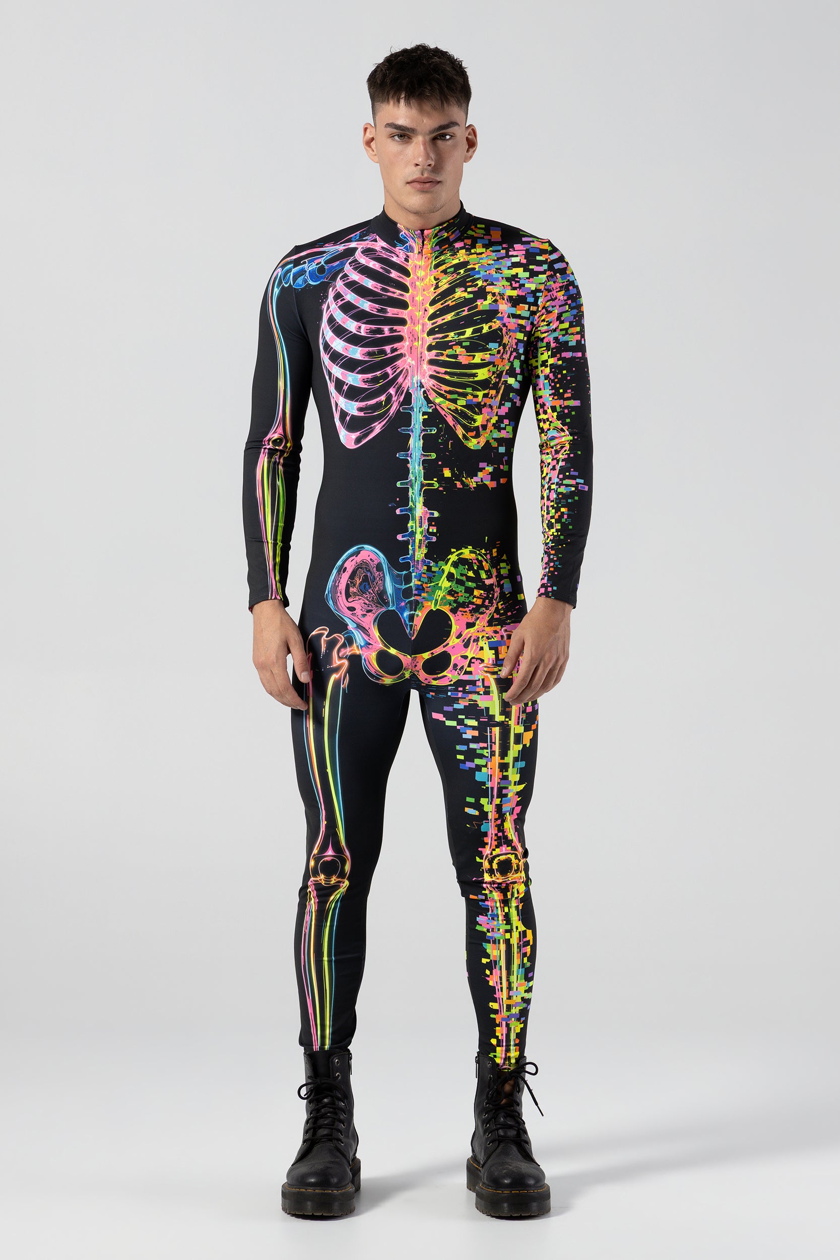 BADINKA Dead Pixel Male Costume Front-zip