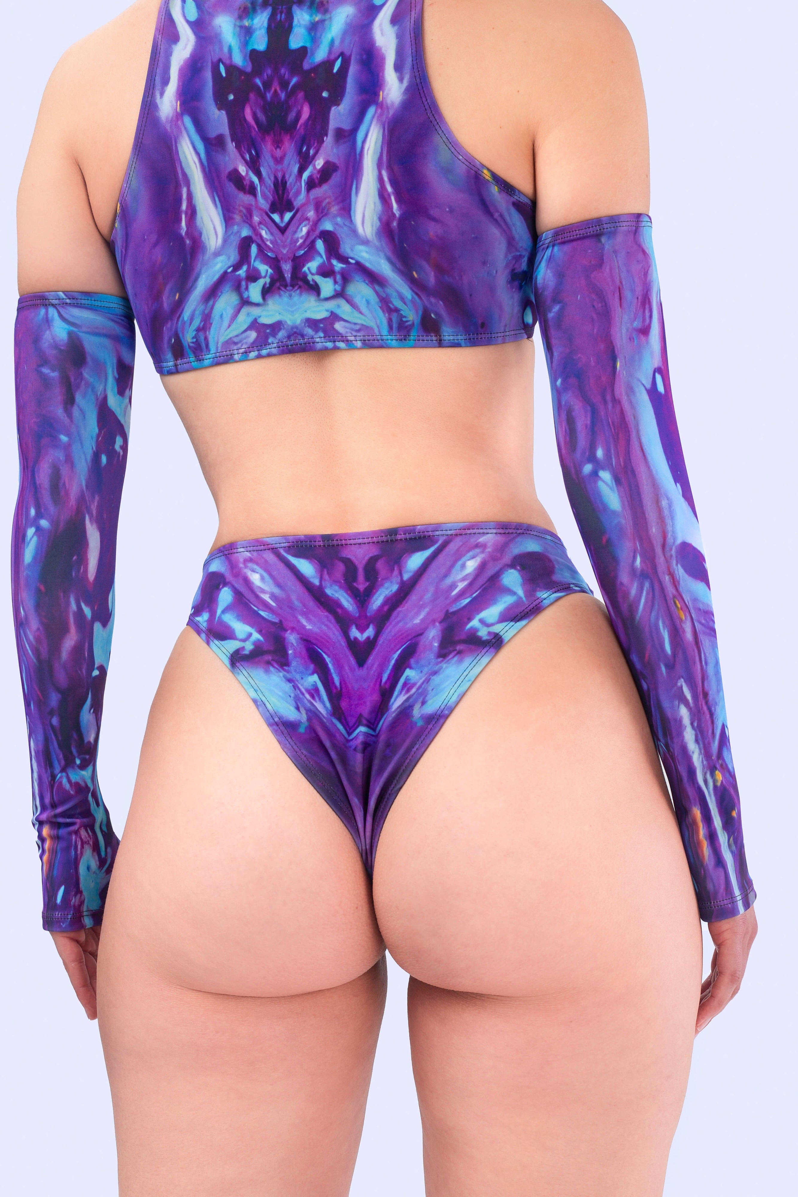 BADINKA Sunken Bikini Bottoms Blue