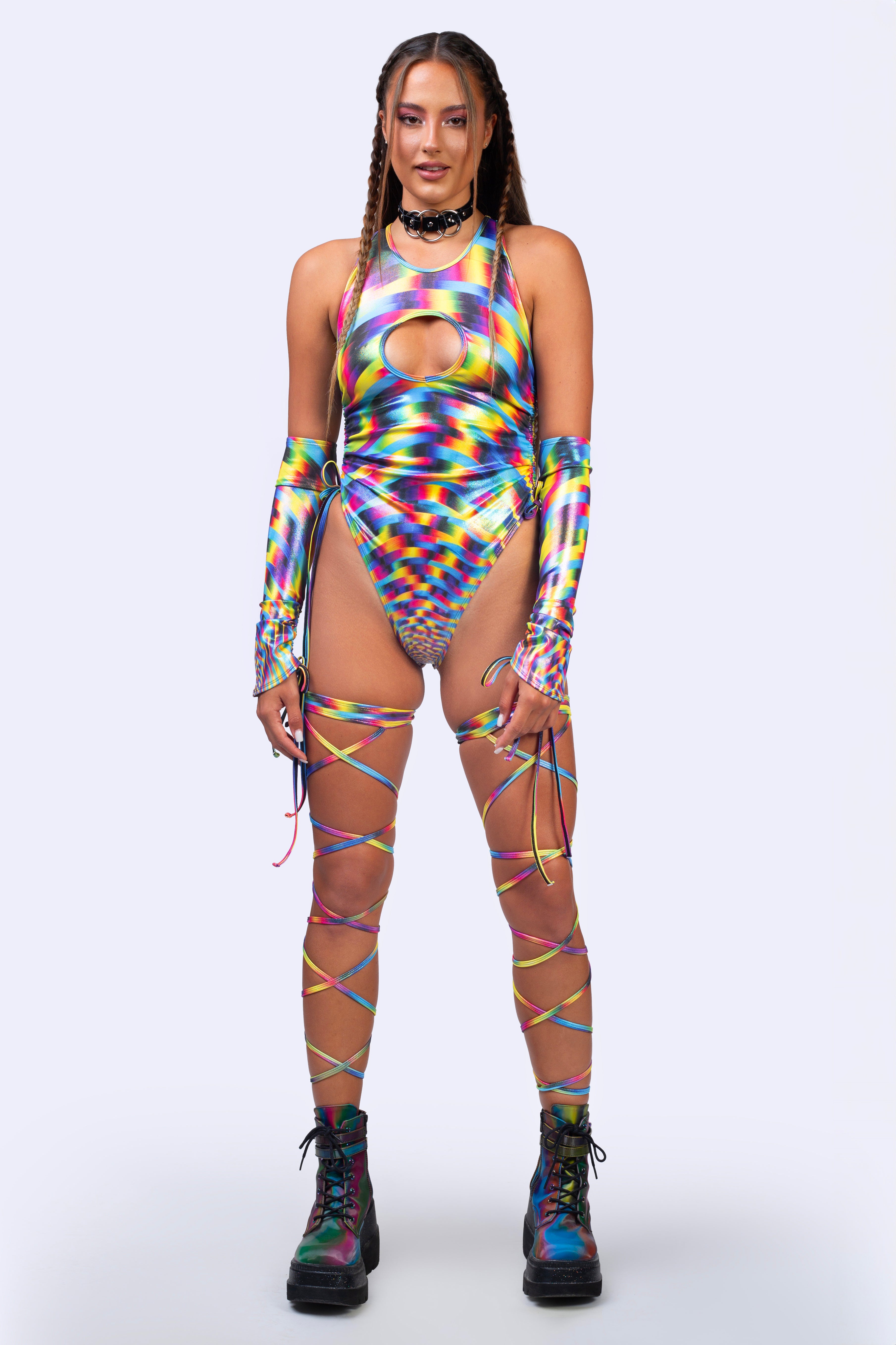 BADINKA Manual Override Drawstring Bodysuit Pride