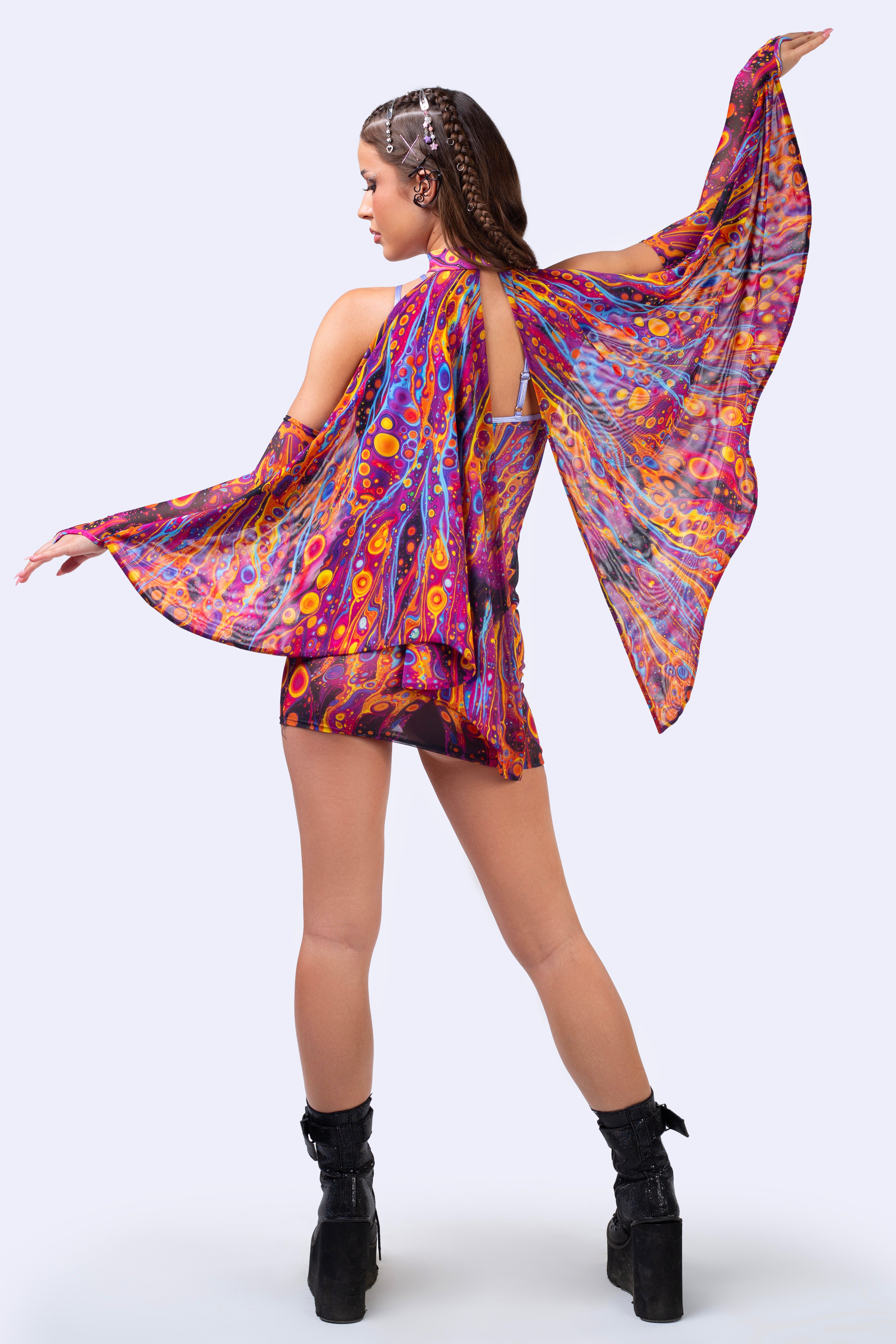 BADINKA Venom Bloom Winged Set Purple