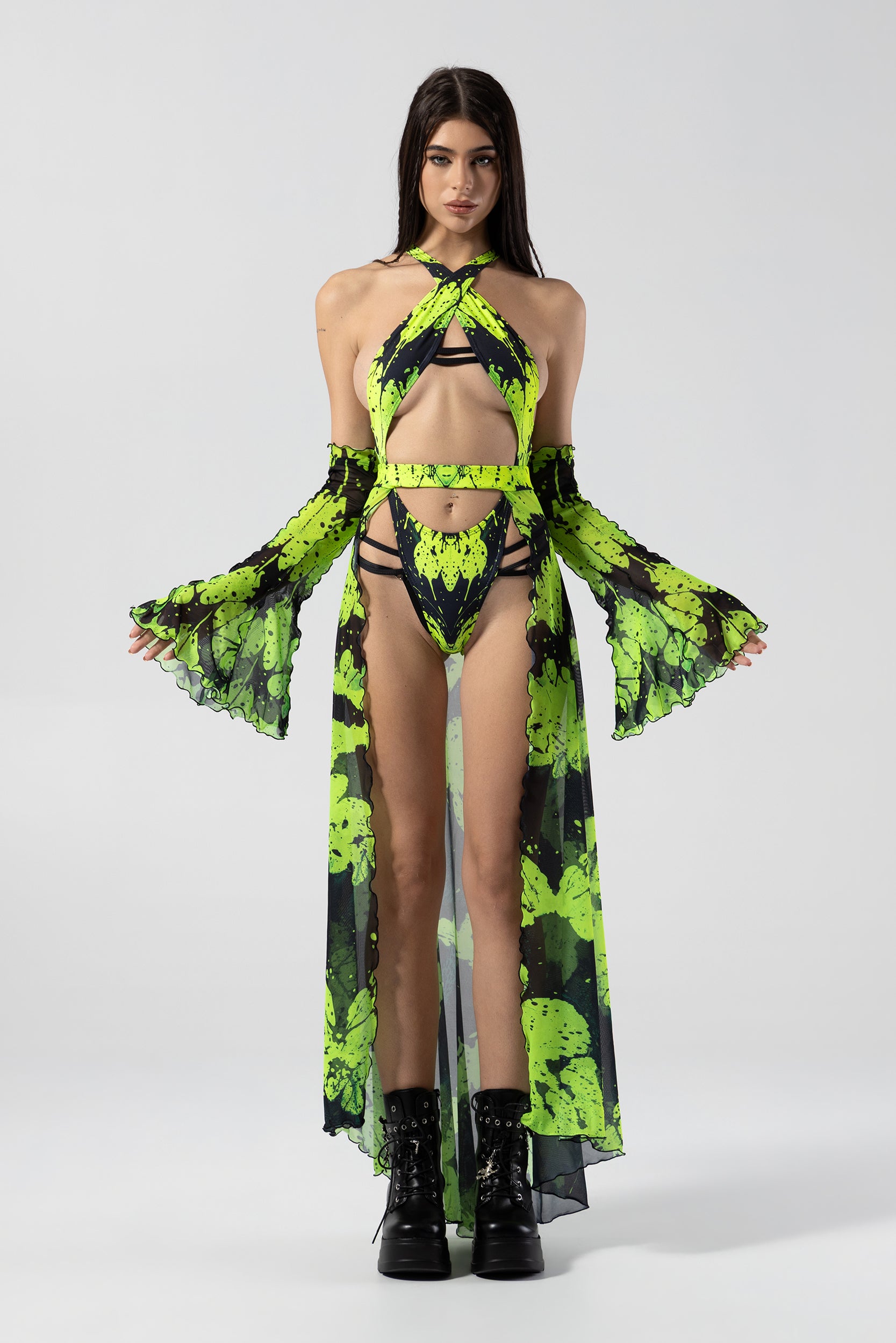 BADINKA Bat Habit Strappy Bodysuit 8