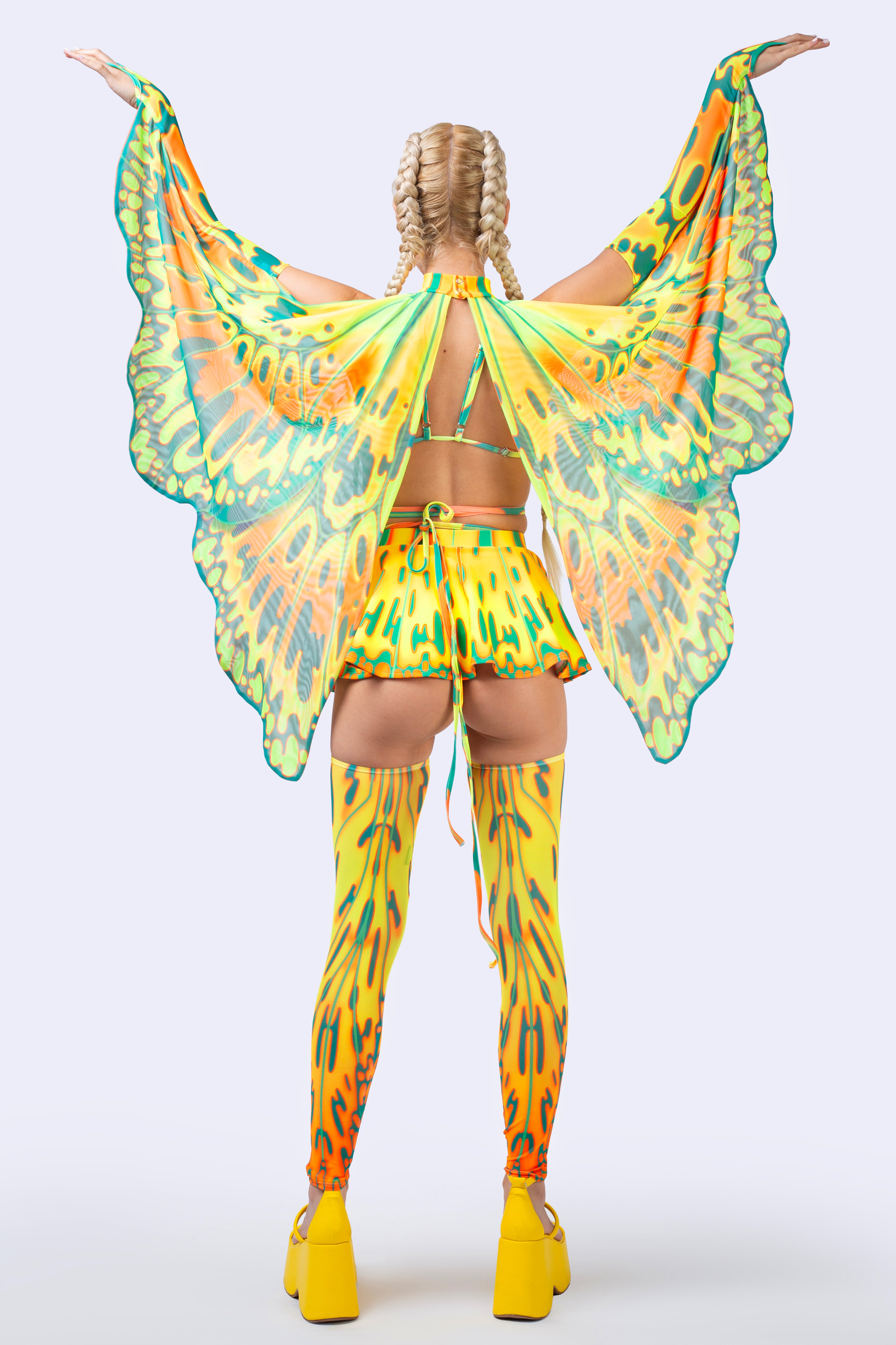 BADINKA Mango On Top Winged Set Mesh, spandex