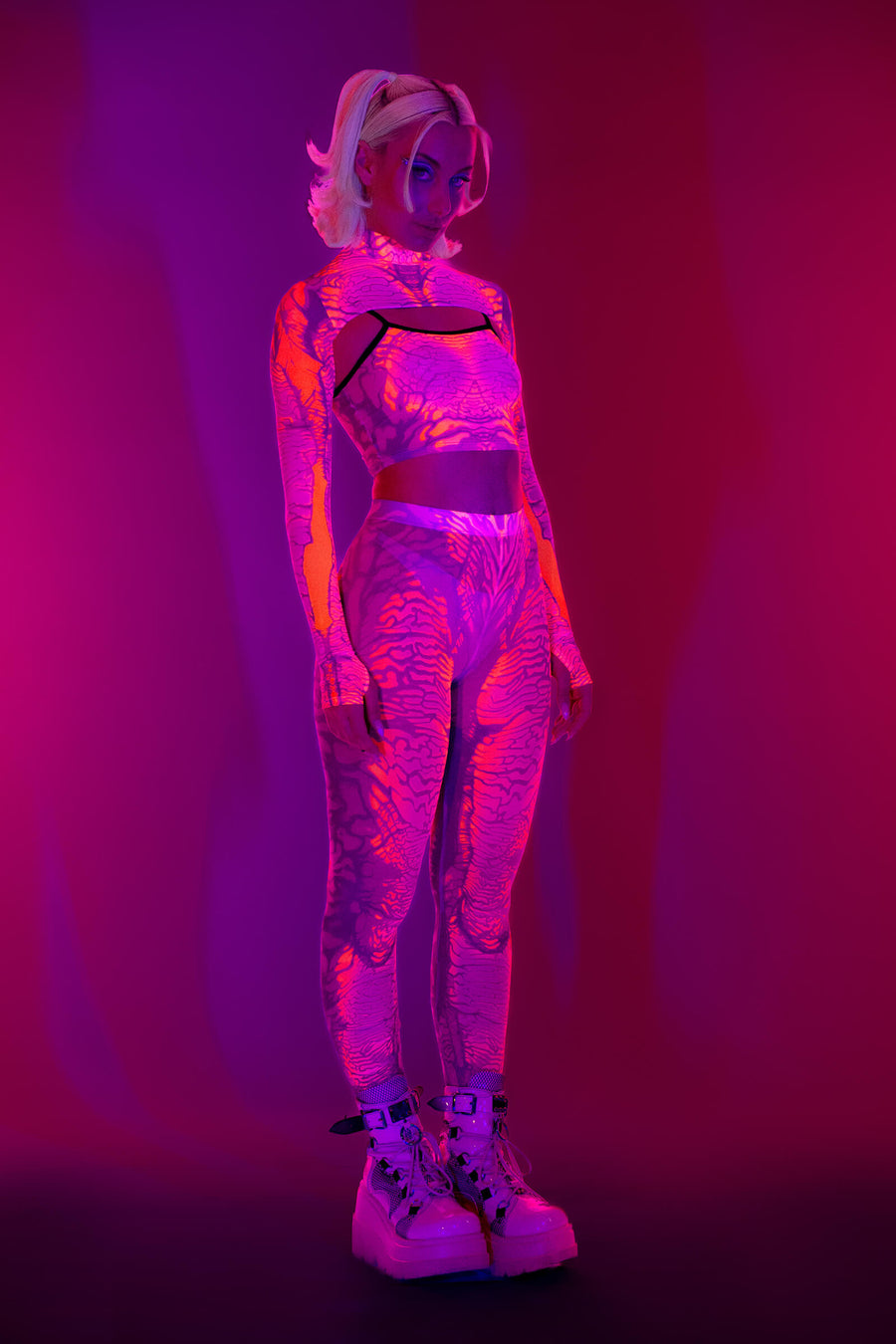 Wildskin Mesh 2 Piece Shrug Top main image 0