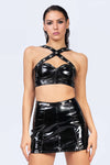 Dominatrix Criss Cross Top