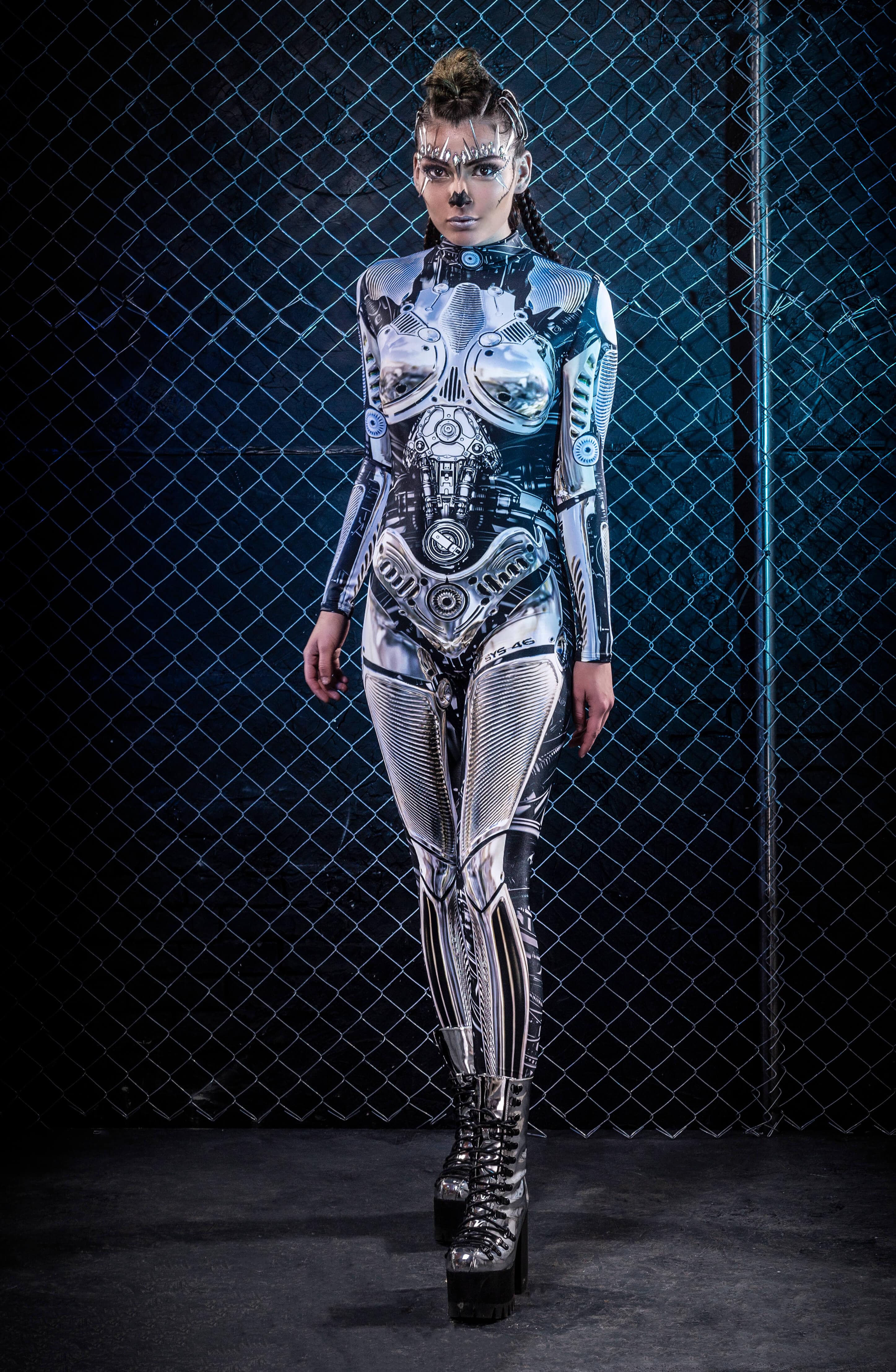 Warbot System 46 Costume Bodysuit >> BADINKA