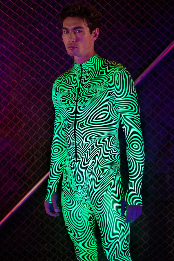 Rapture Green UV Male Costume