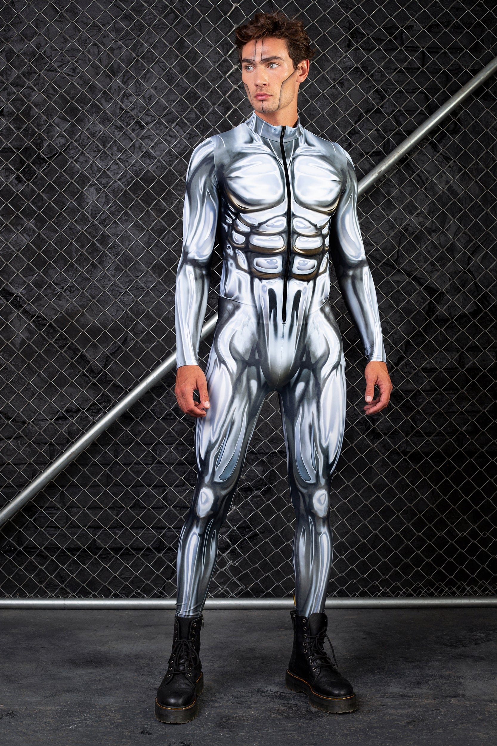 Silver Man Costume - BADINKA