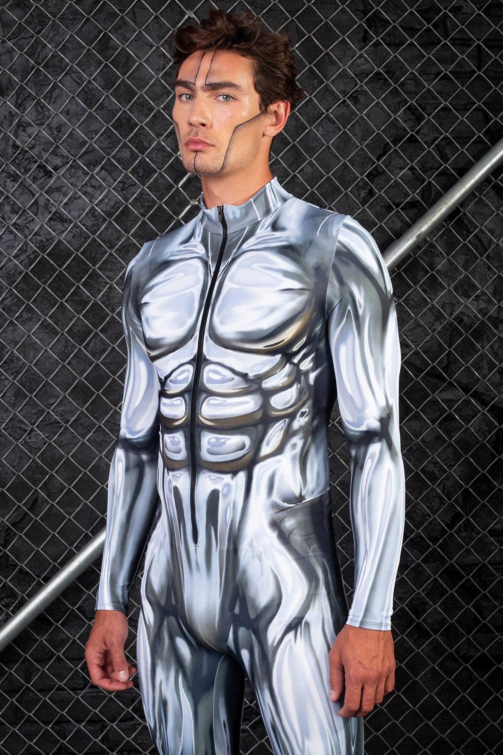 Silver Man Costume - BADINKA