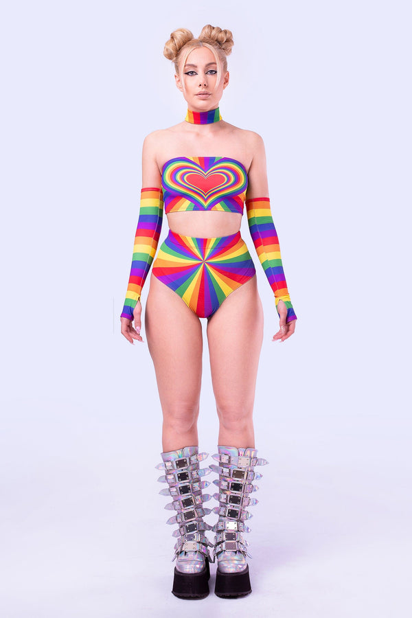 Prism Feel Rave Tube Top Set
