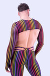 Refraction Male Mesh Shrug