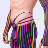 Refraction Male Cut-Out Pants Set